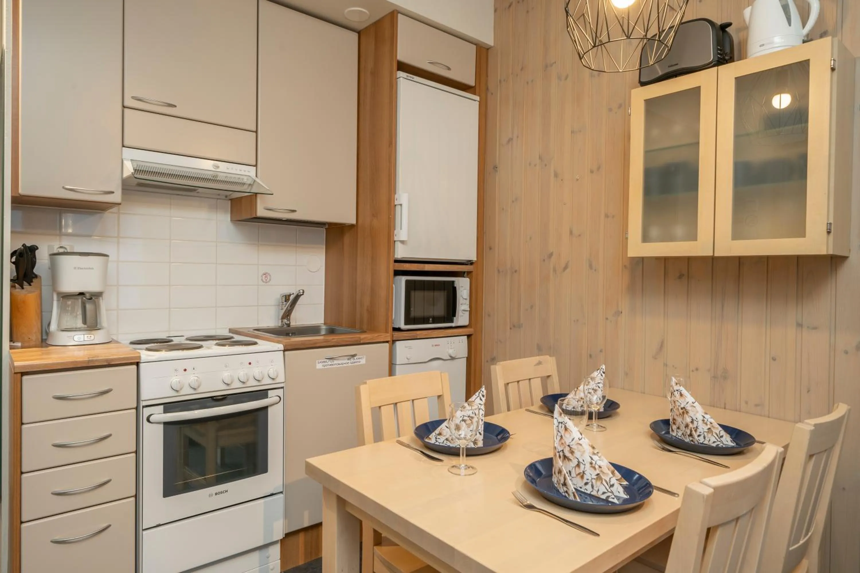 Kitchen or kitchenette in Ski-Inn RukaTonttu