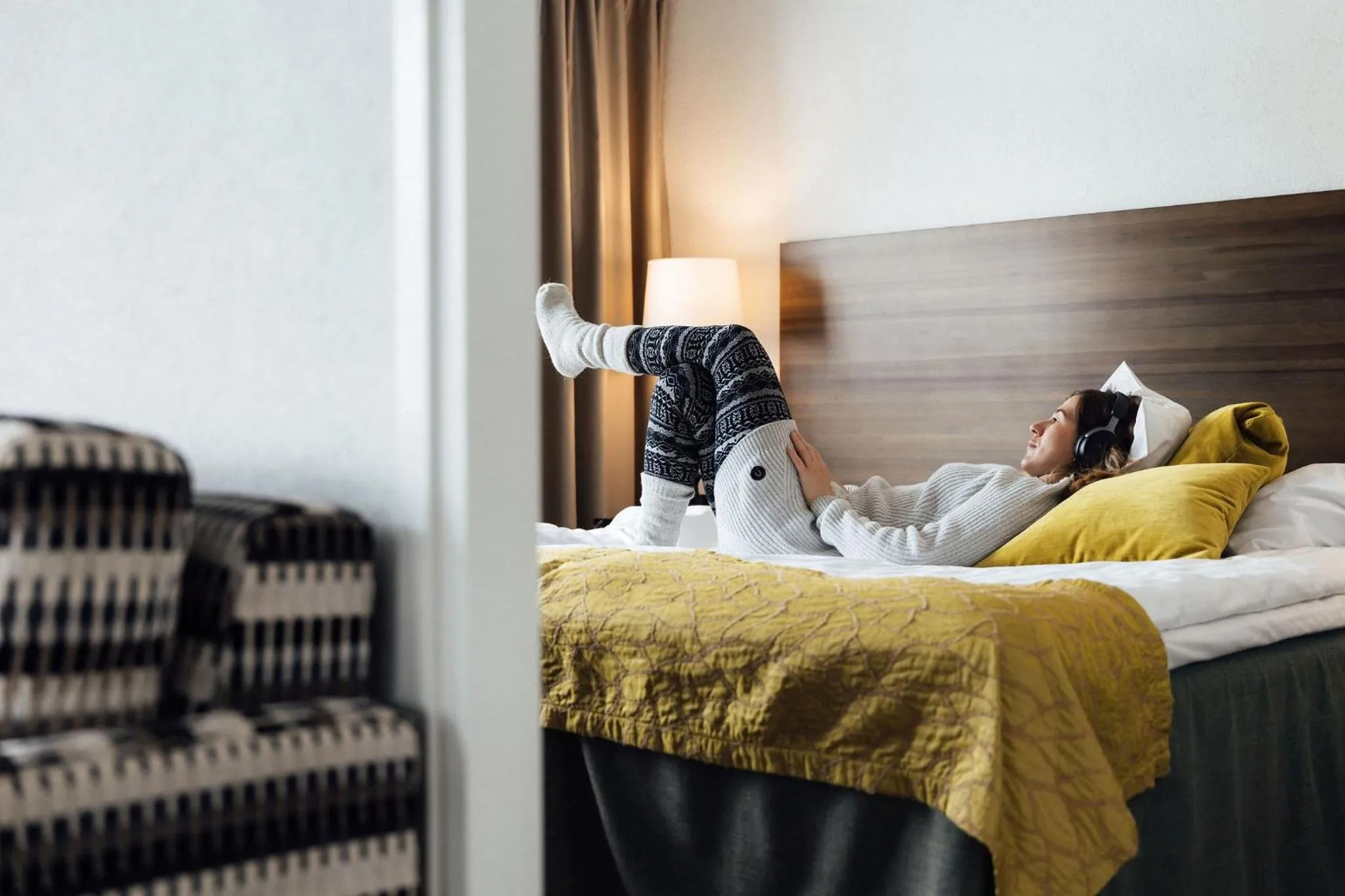 Bed in Ski-Inn RukaValley