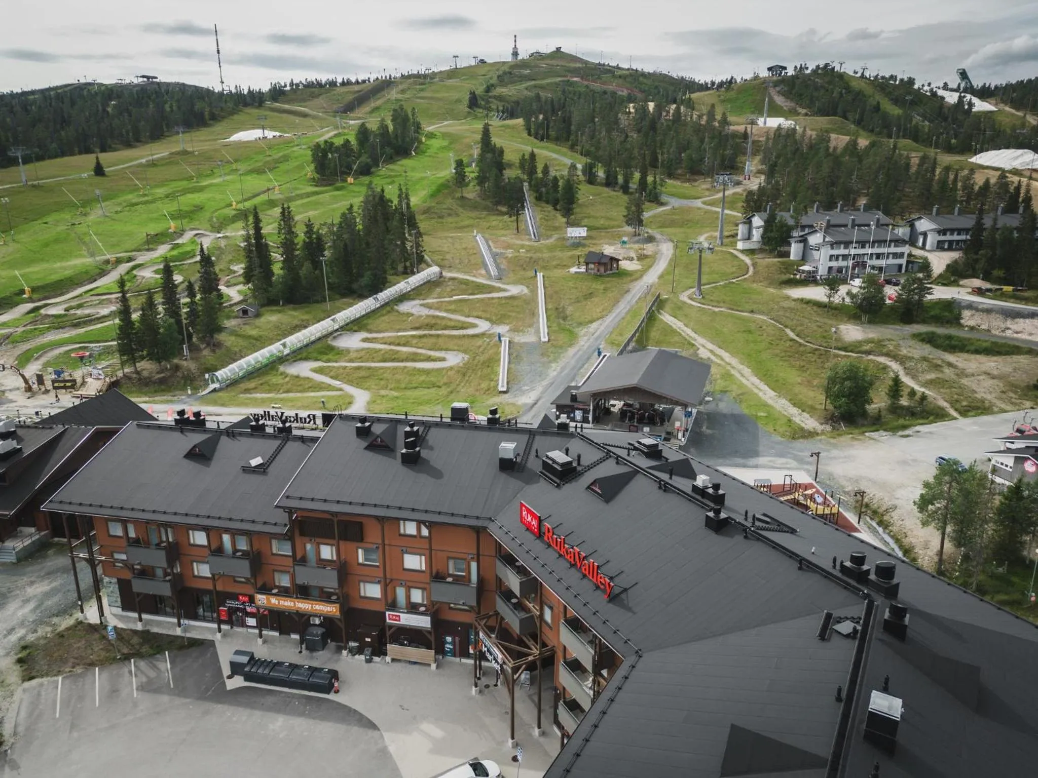 Bird's eye view in Ski-Inn RukaValley