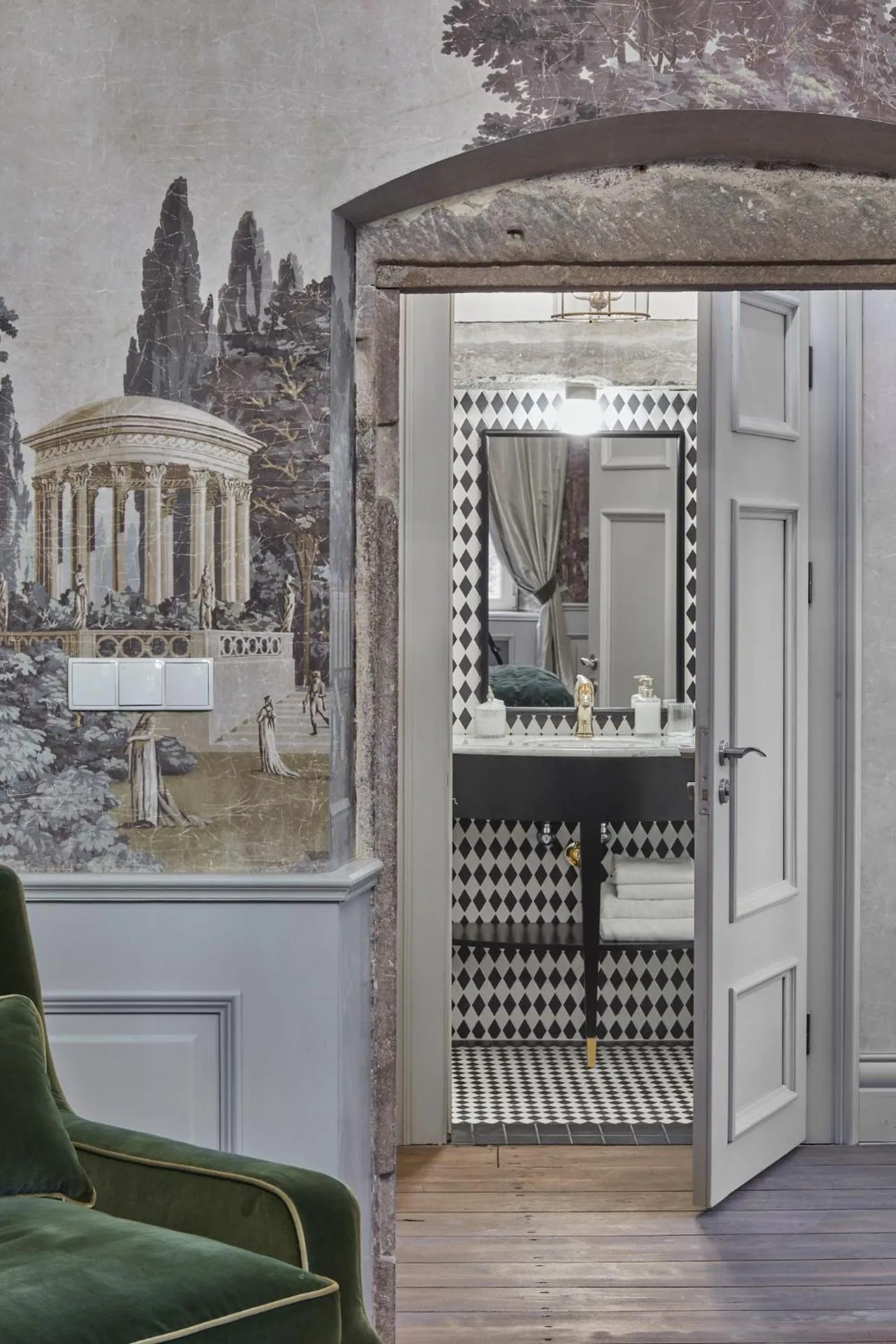 Seating area in Zamek Sarny - Schloss Scharfeneck