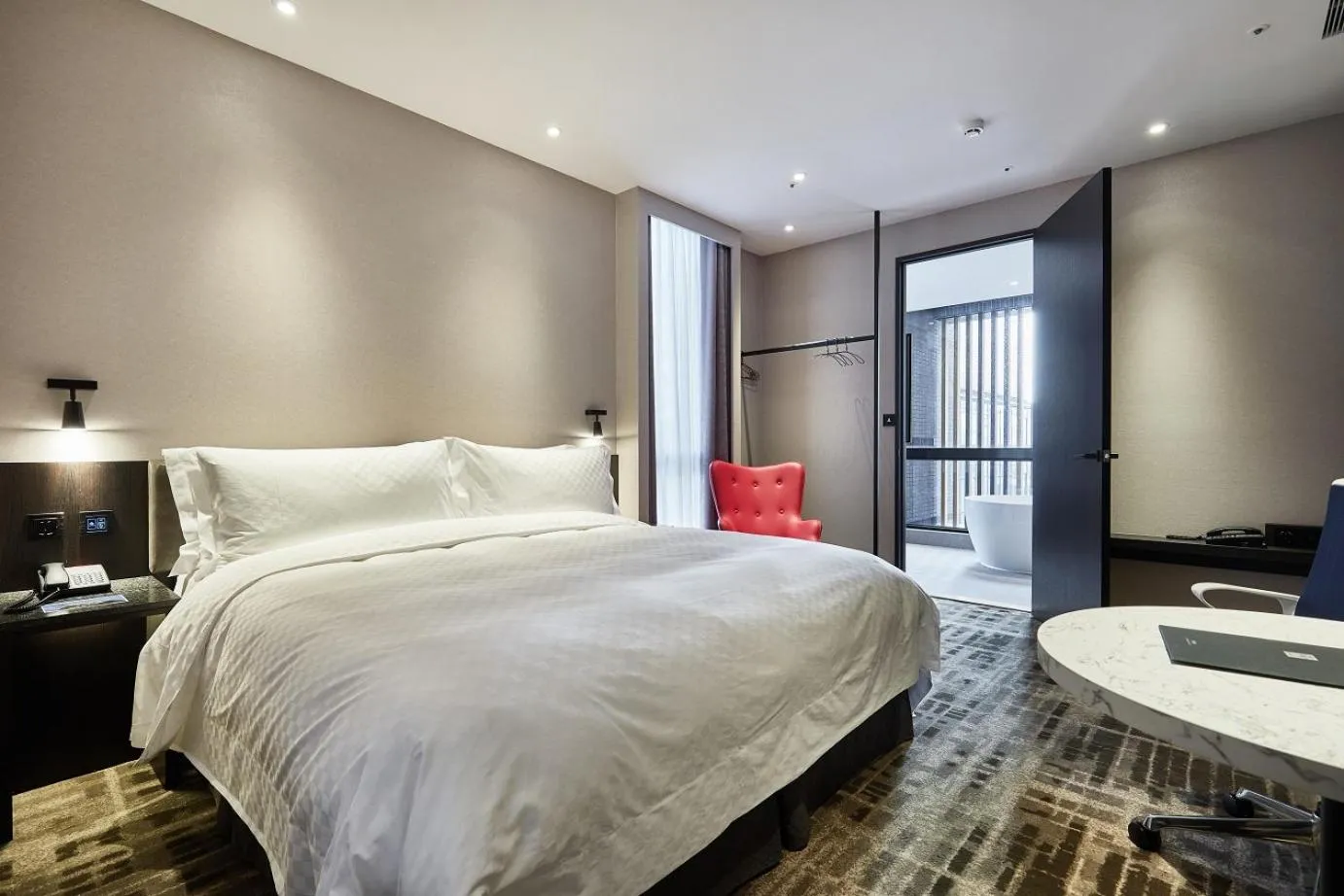 Photo of the whole room, Bed in The Tango Hotel Taipei Shilin