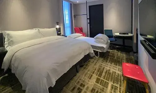 Corner Studio with Camp bed in The Tango Hotel Taipei Shilin Corner Studio with Camp bed in The Tango Hotel Taipei Shilin