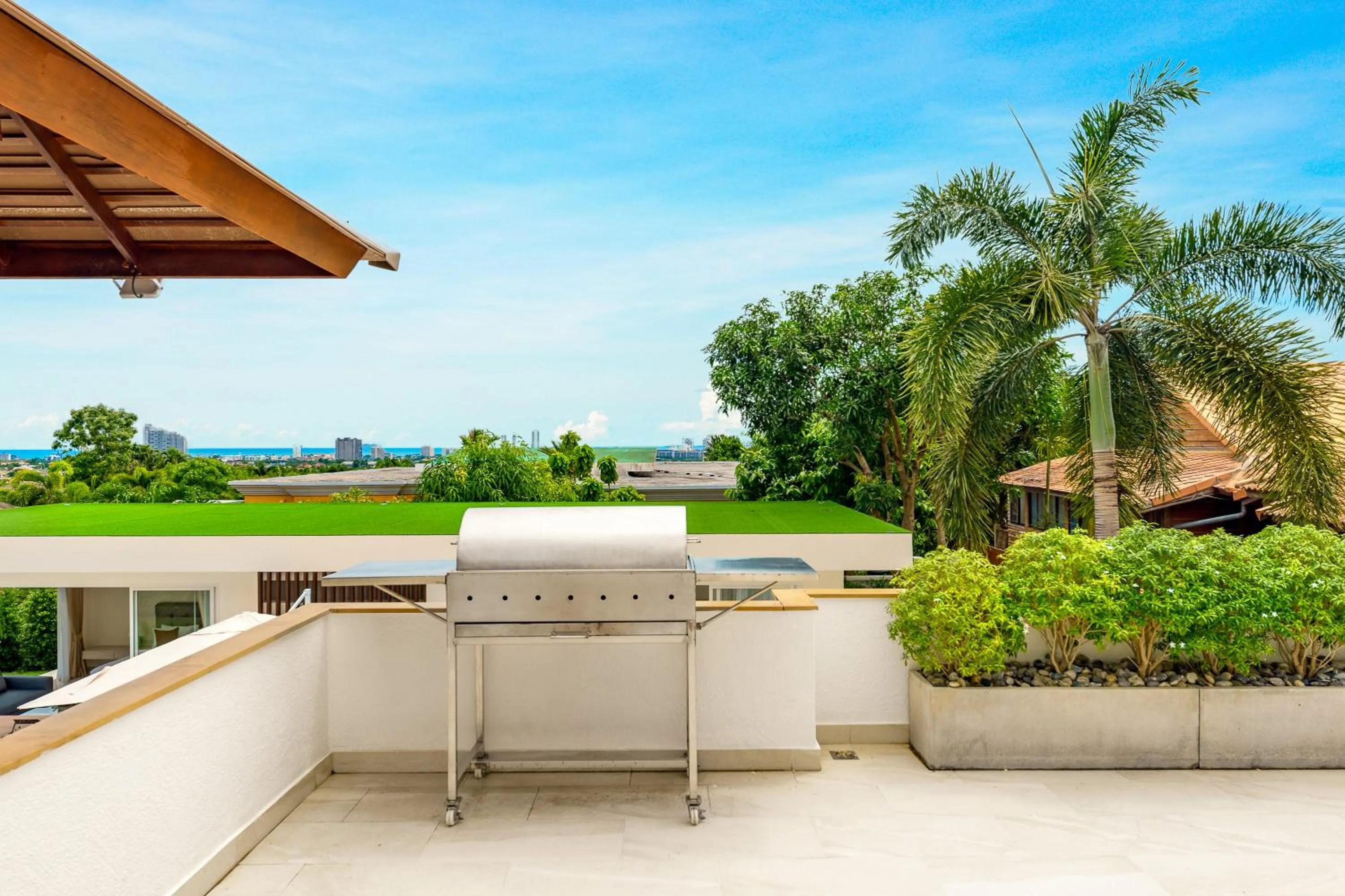 Patio in Sunset View Pool Villa 7 BR 14-16 Persons