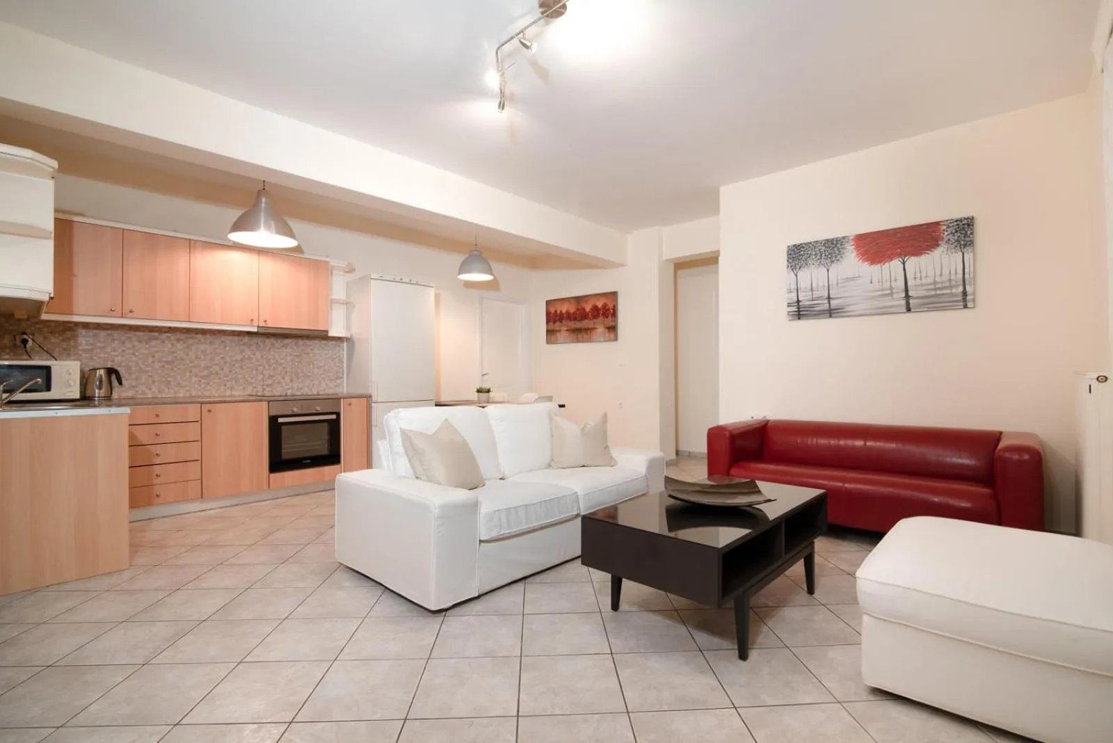 Seating area in SK-George Apartments by the Sea and Airport