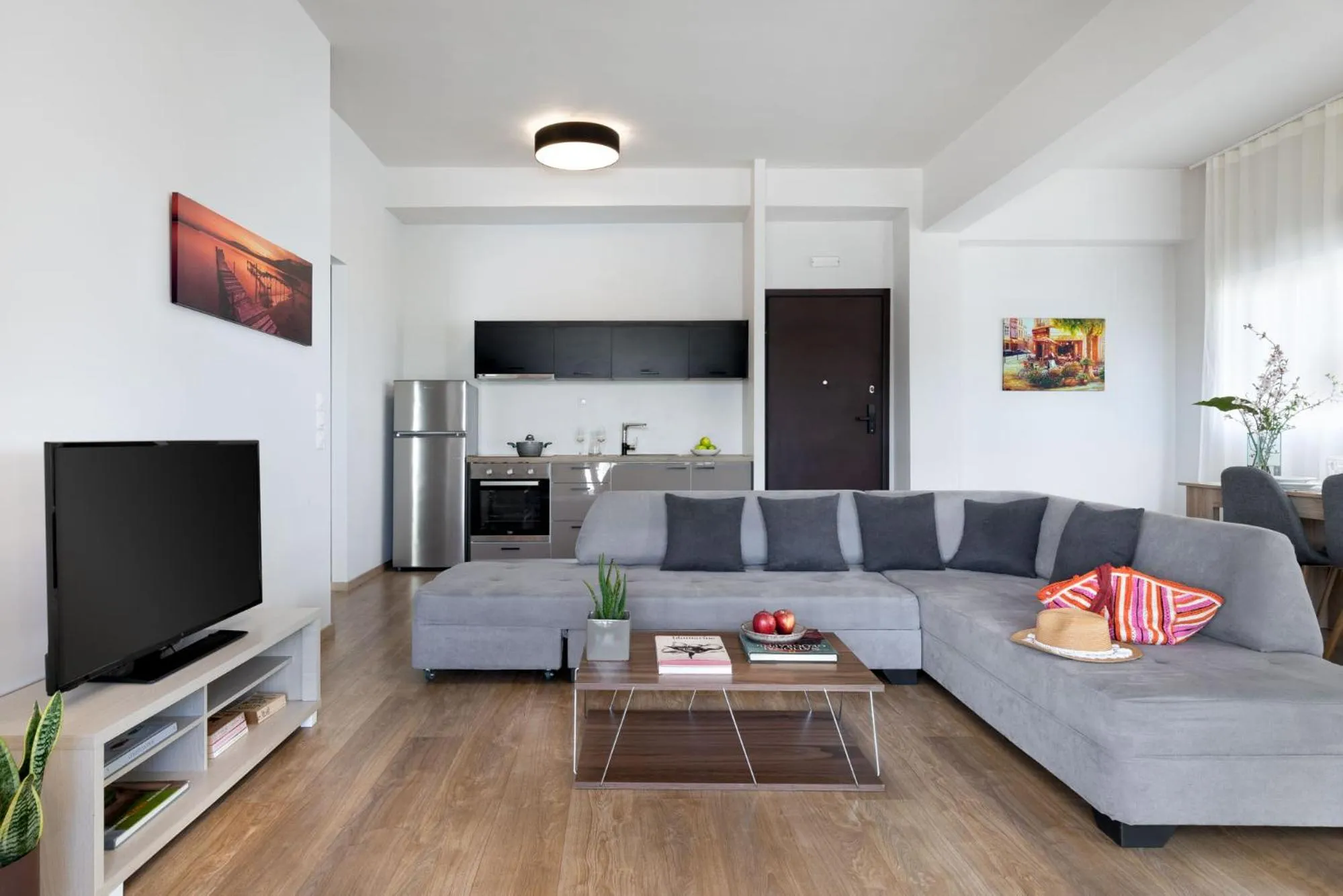 Living room in Thisean Modern Suites By Athens Stay