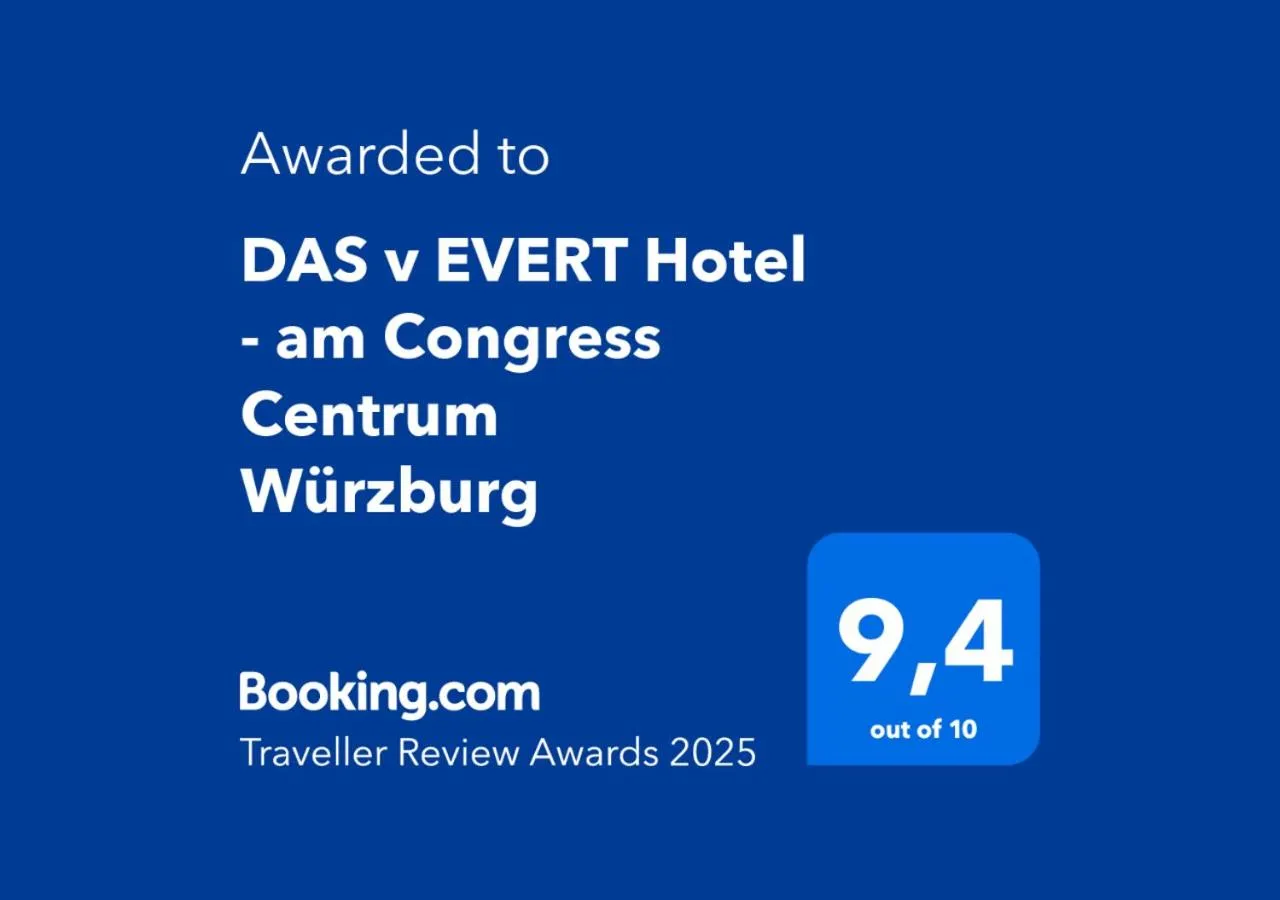 Certificate/Award in DAS v EVERT Hotel - am Congress Centrum Würzburg