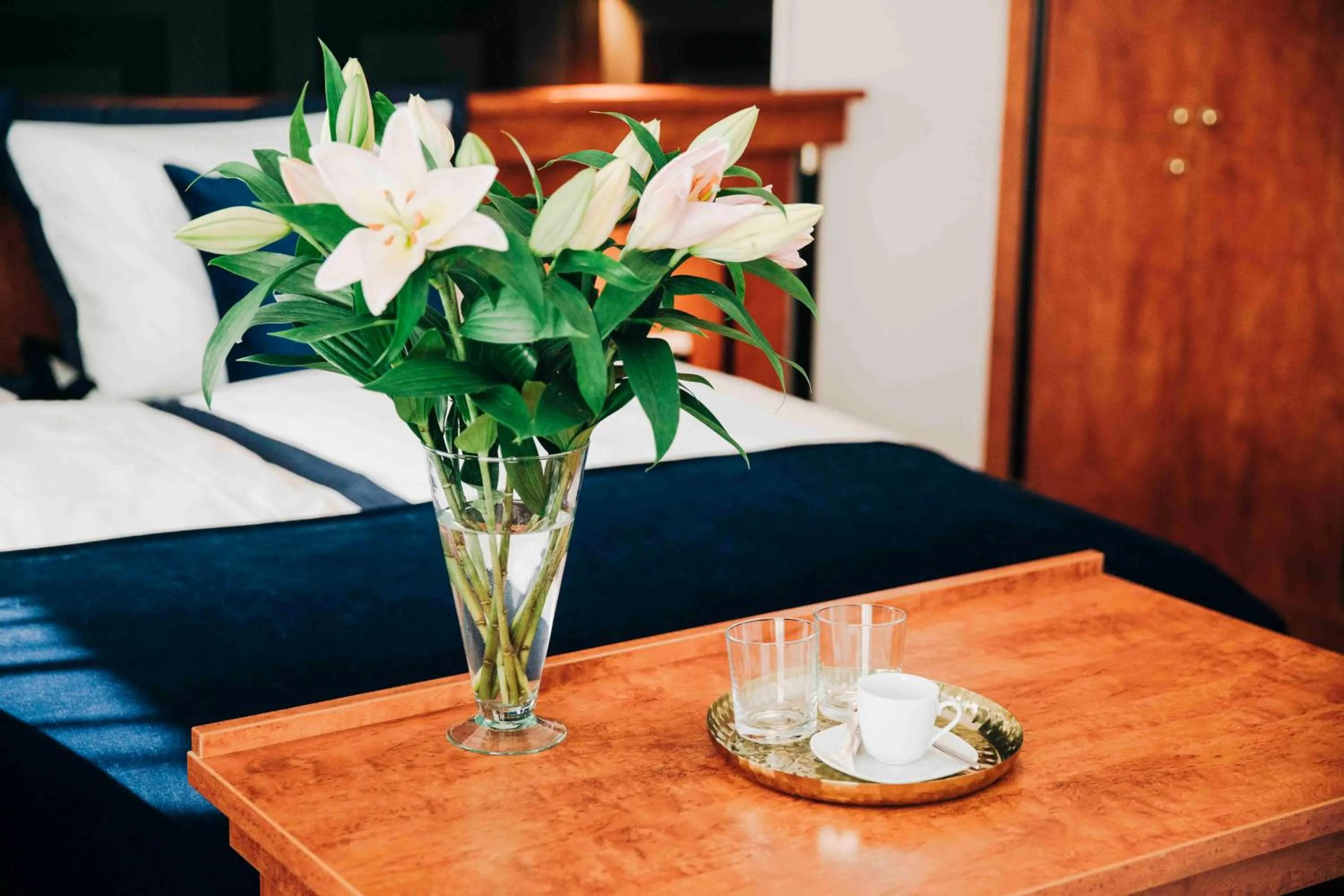 Decorative detail, Bed in DAS v EVERT Hotel - am Congress Centrum Würzburg