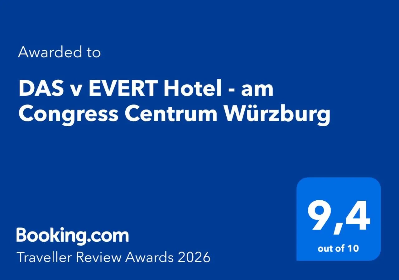 Certificate/Award in DAS v EVERT Hotel - am Congress Centrum Würzburg