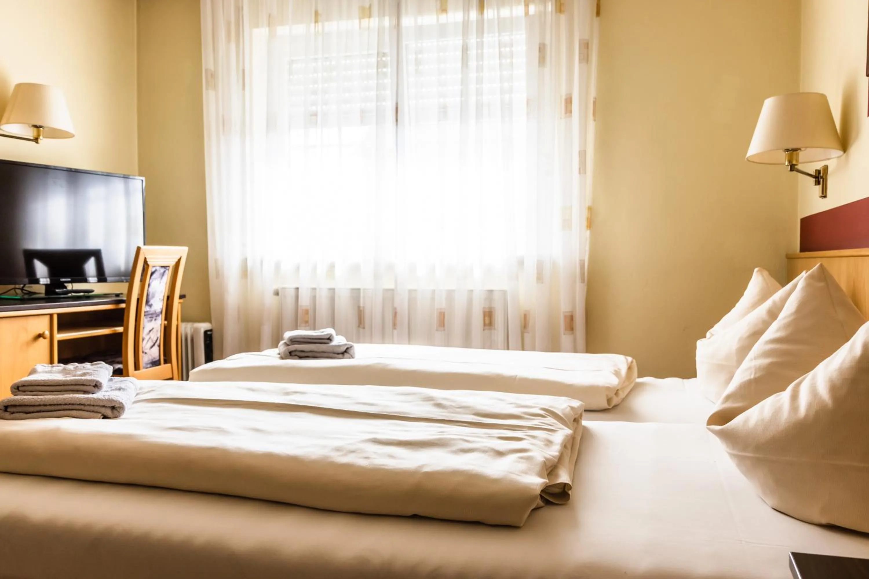 Bed in Hotelpension zum Gockl