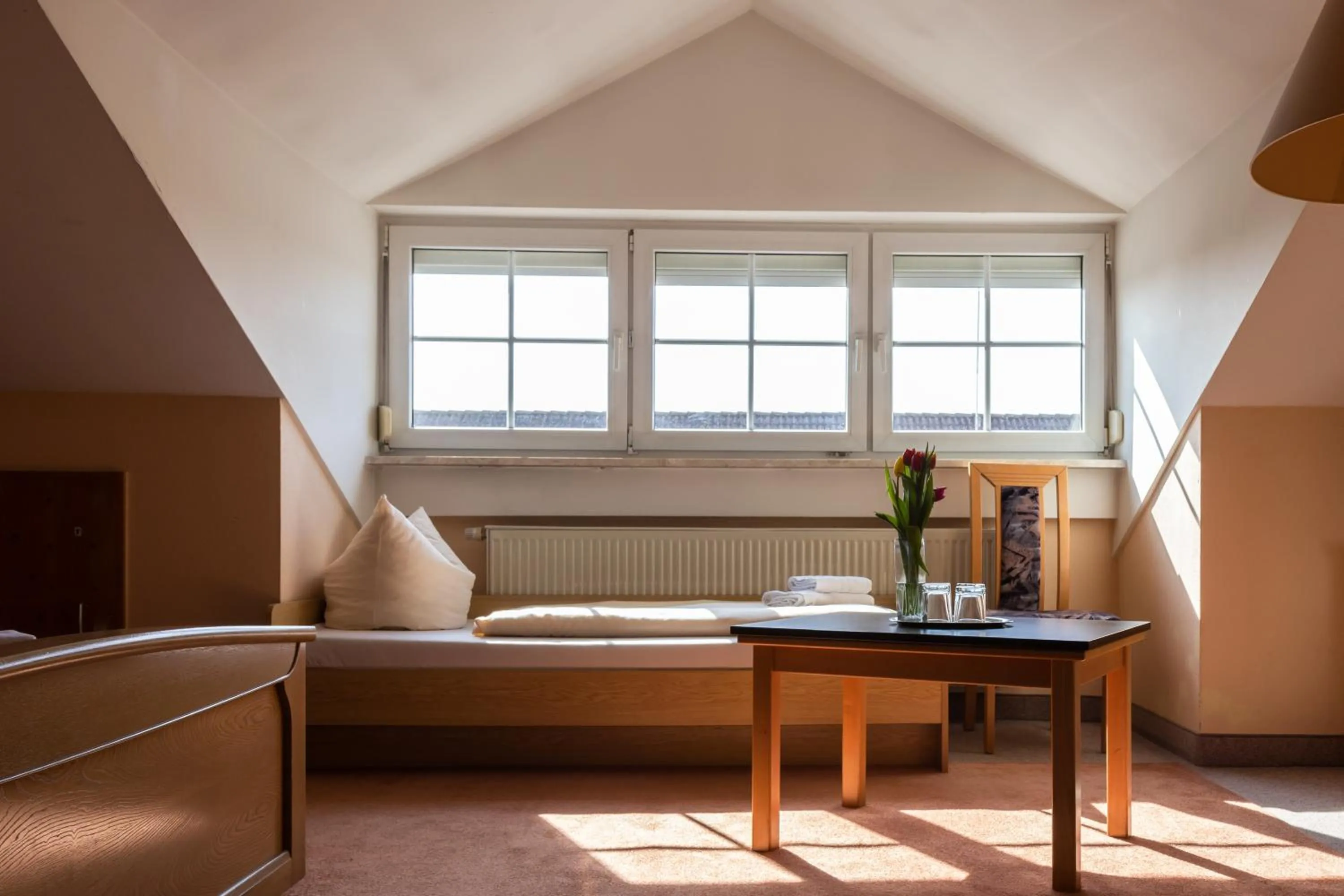 Bed in Hotelpension zum Gockl