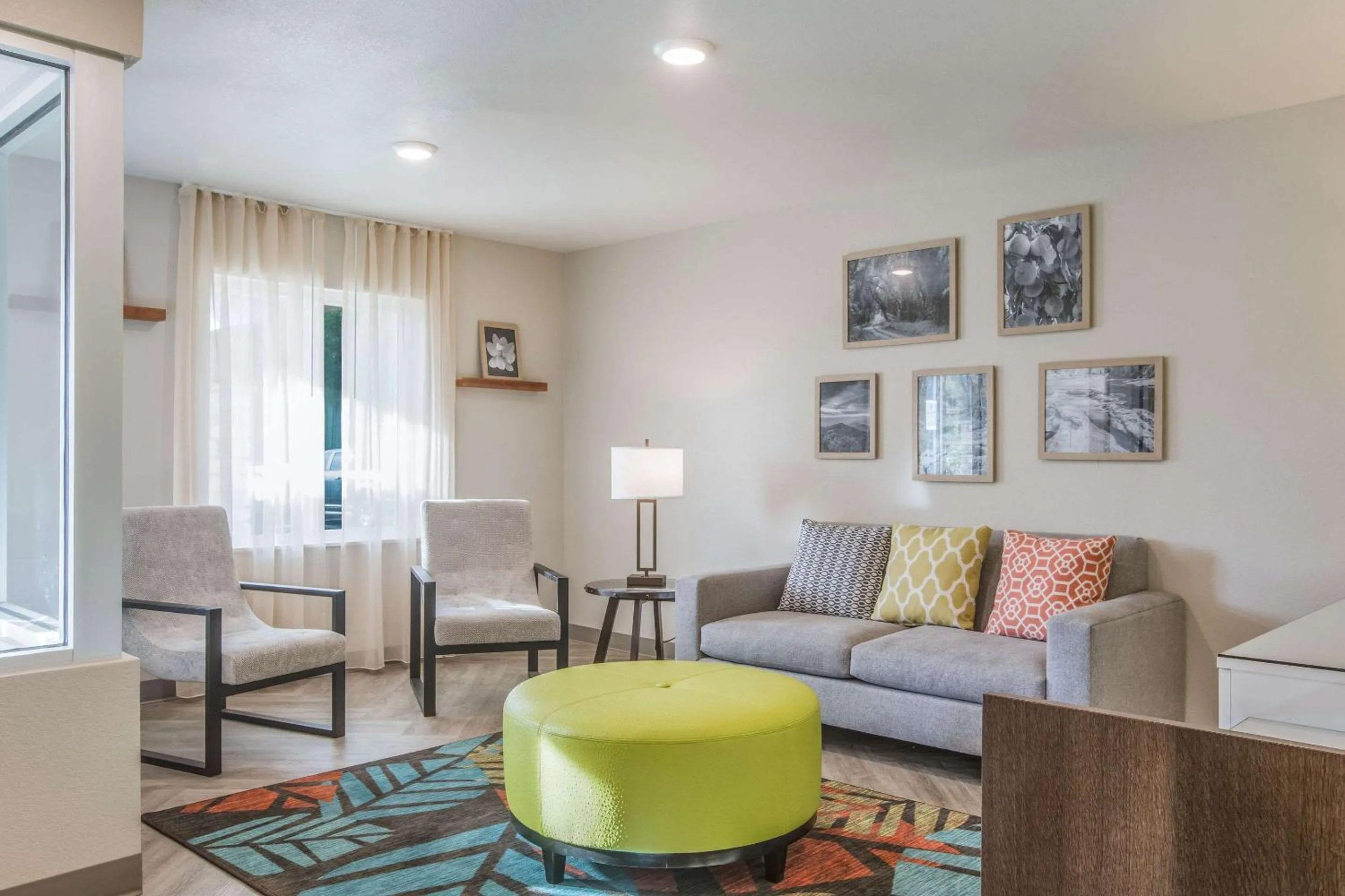 Lobby or reception in WoodSpring Suites Atlanta McDonough
