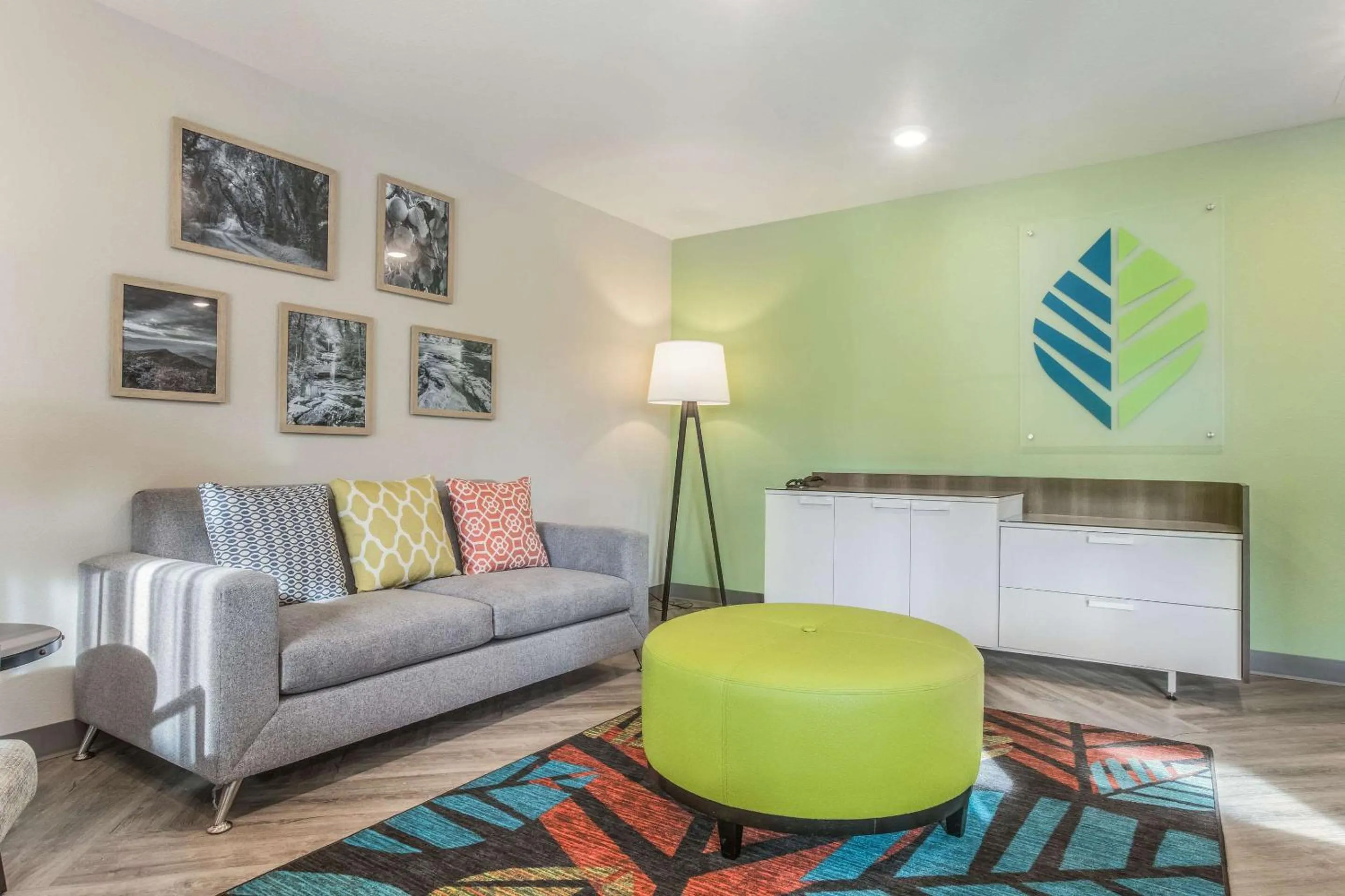 Lobby or reception in WoodSpring Suites Atlanta McDonough