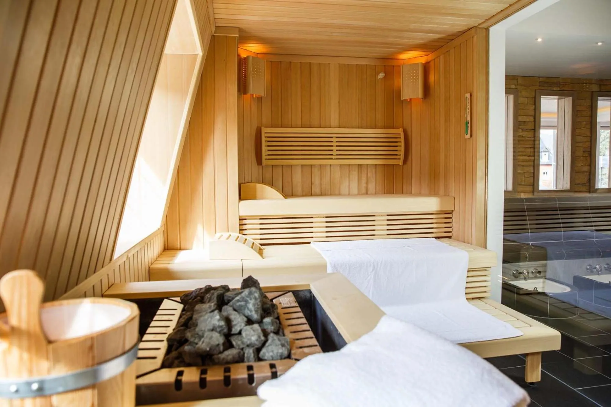 Sauna in Hotel Deutschherrenhof