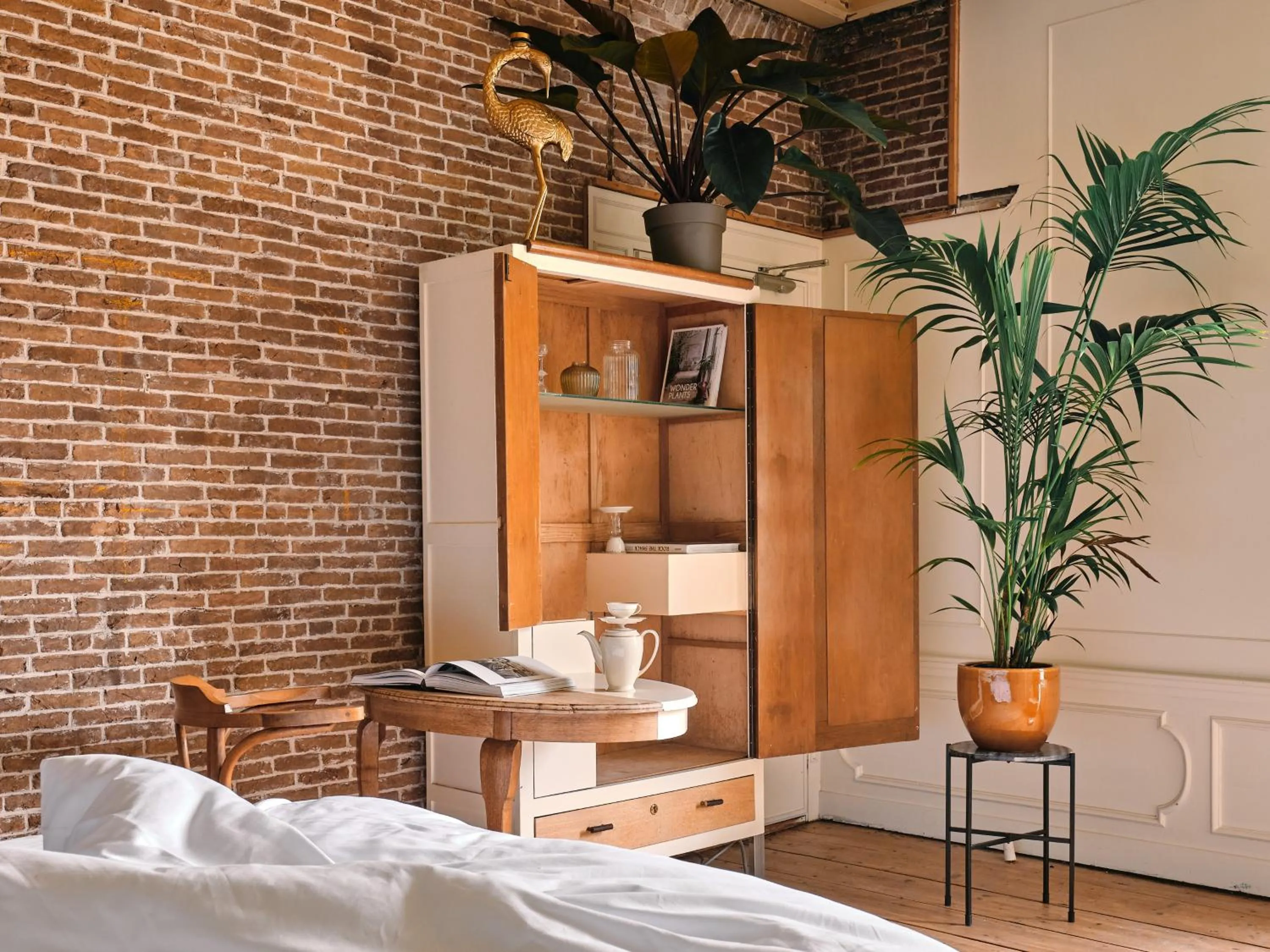 Bedroom, Bed in Eco Hotel Plantage Rococo