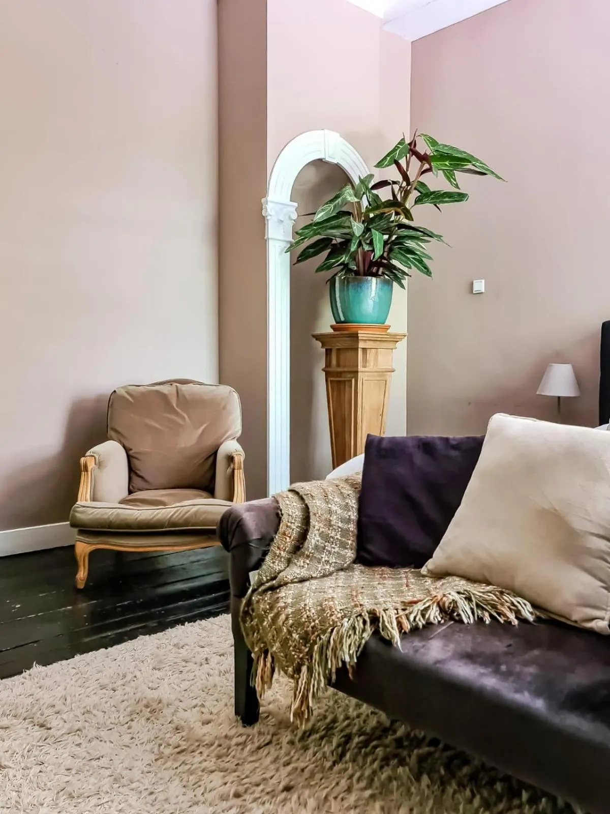 Seating area in Eco Hotel Plantage Rococo