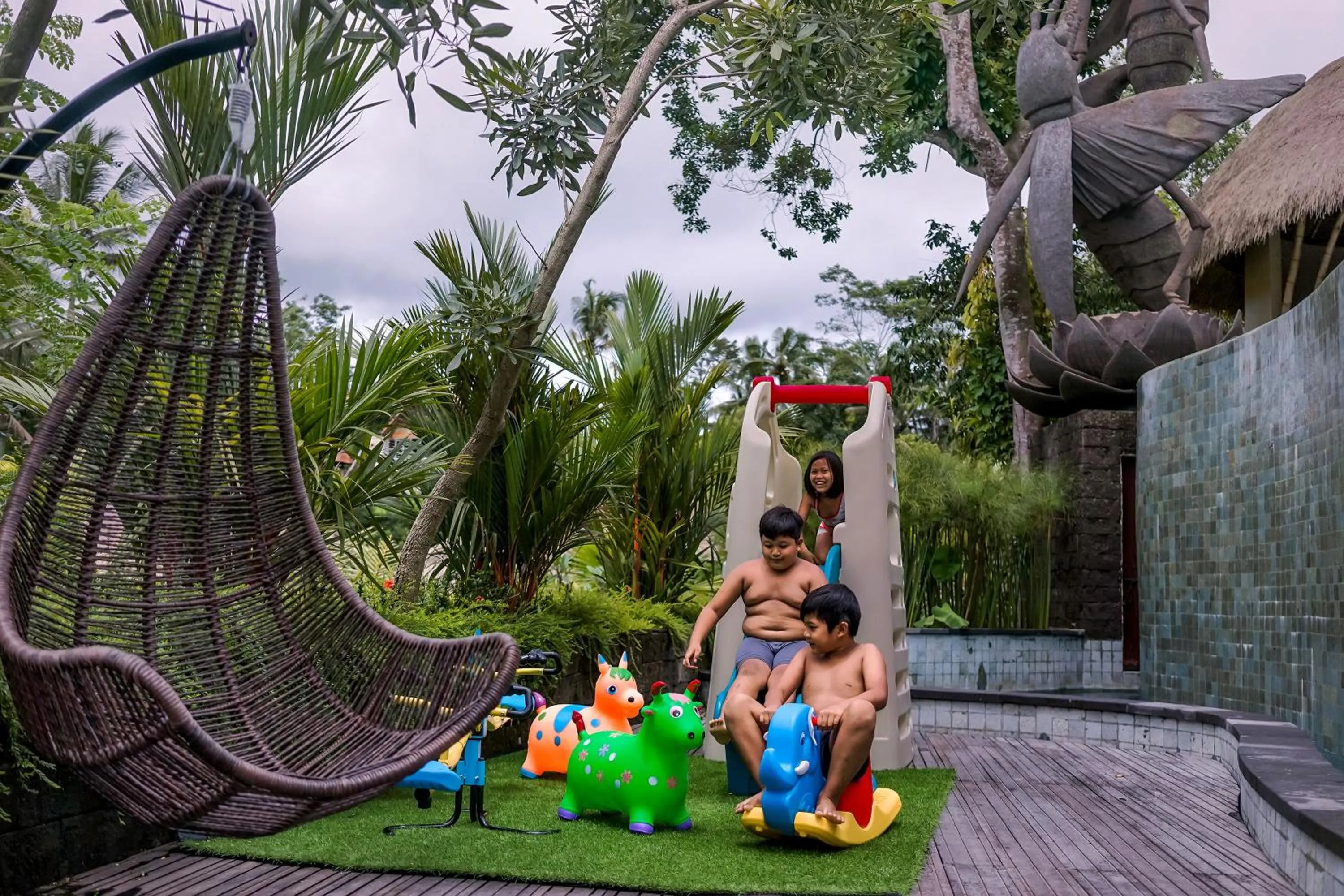 Children play ground in The Sun of Granary Resort and Villas
