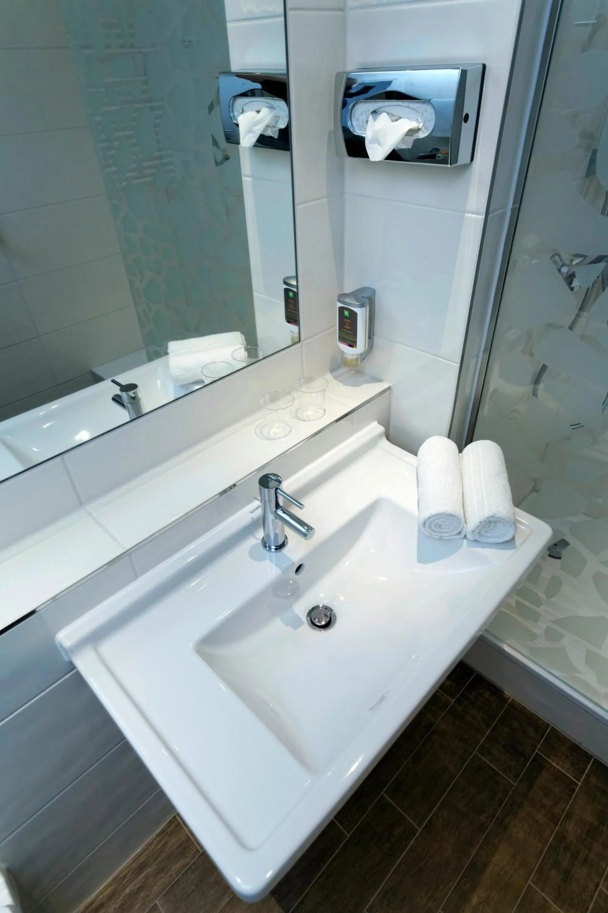 Bathroom in ibis Styles Stuttgart