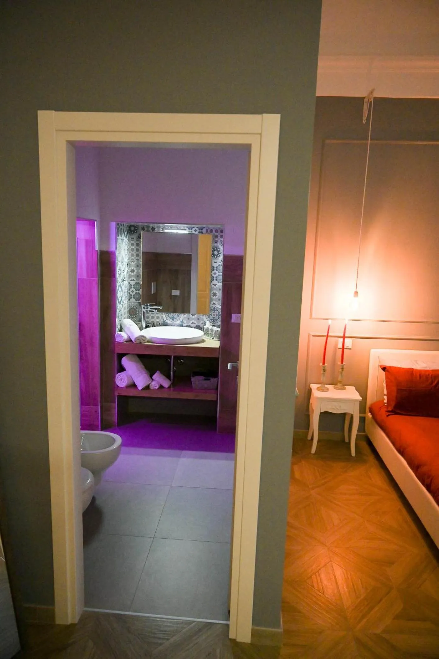 Bathroom in B&B Orchidea Celeste