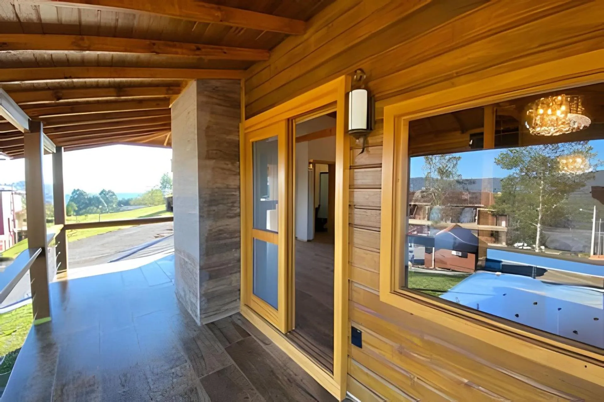 Balcony/Terrace in Stillo Gramado Linha Bonita