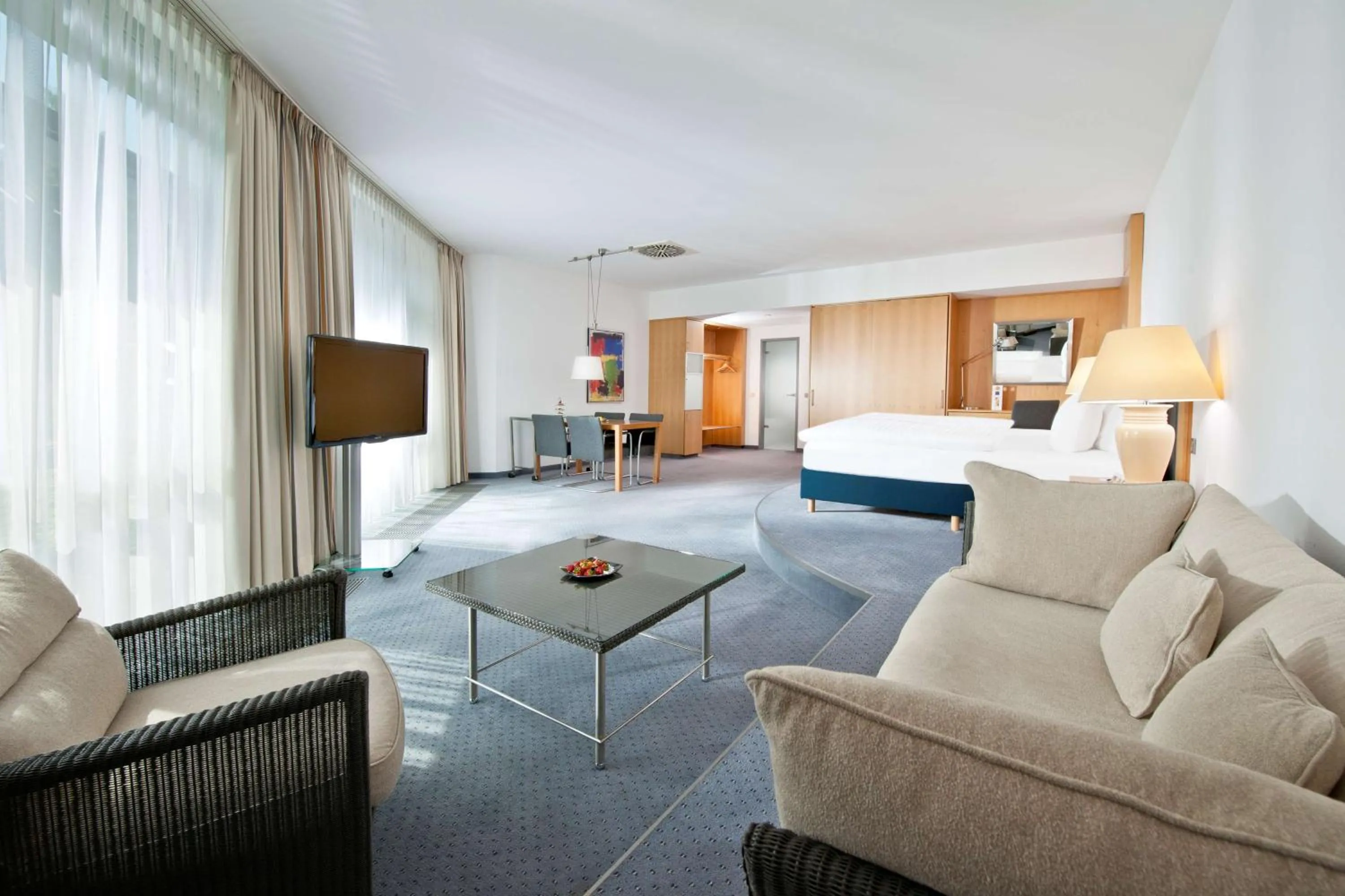 Bedroom, Bed in Dorint Pallas Wiesbaden