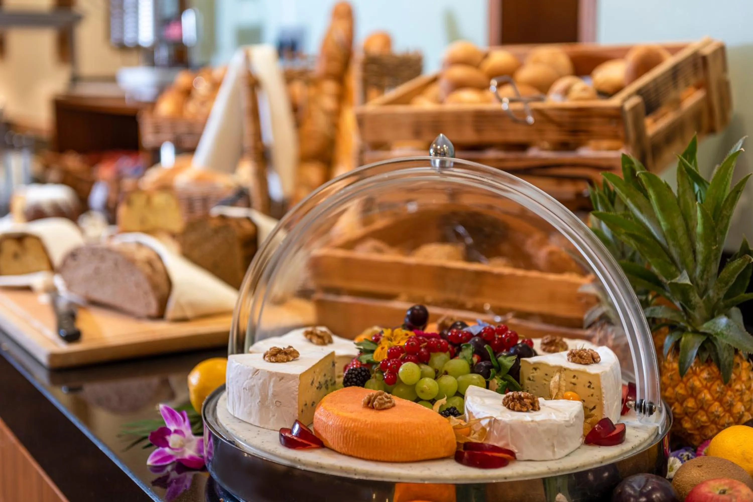 Buffet breakfast in Dorint Main Taunus Zentrum Frankfurt Sulzbach