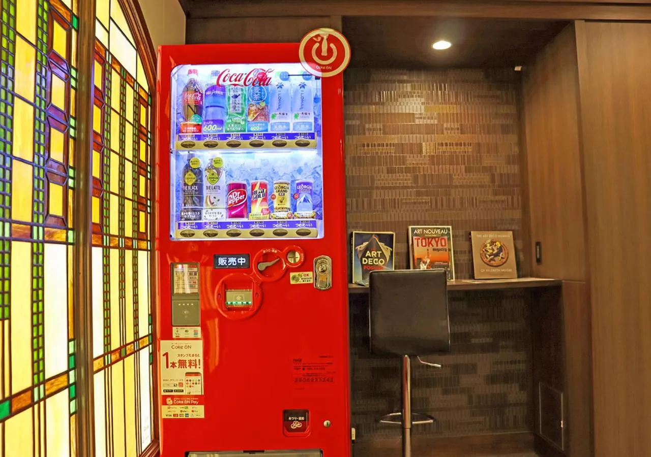 vending machine in Stay SAKURA Tokyo ASAKUSA ART DECO HOTEL