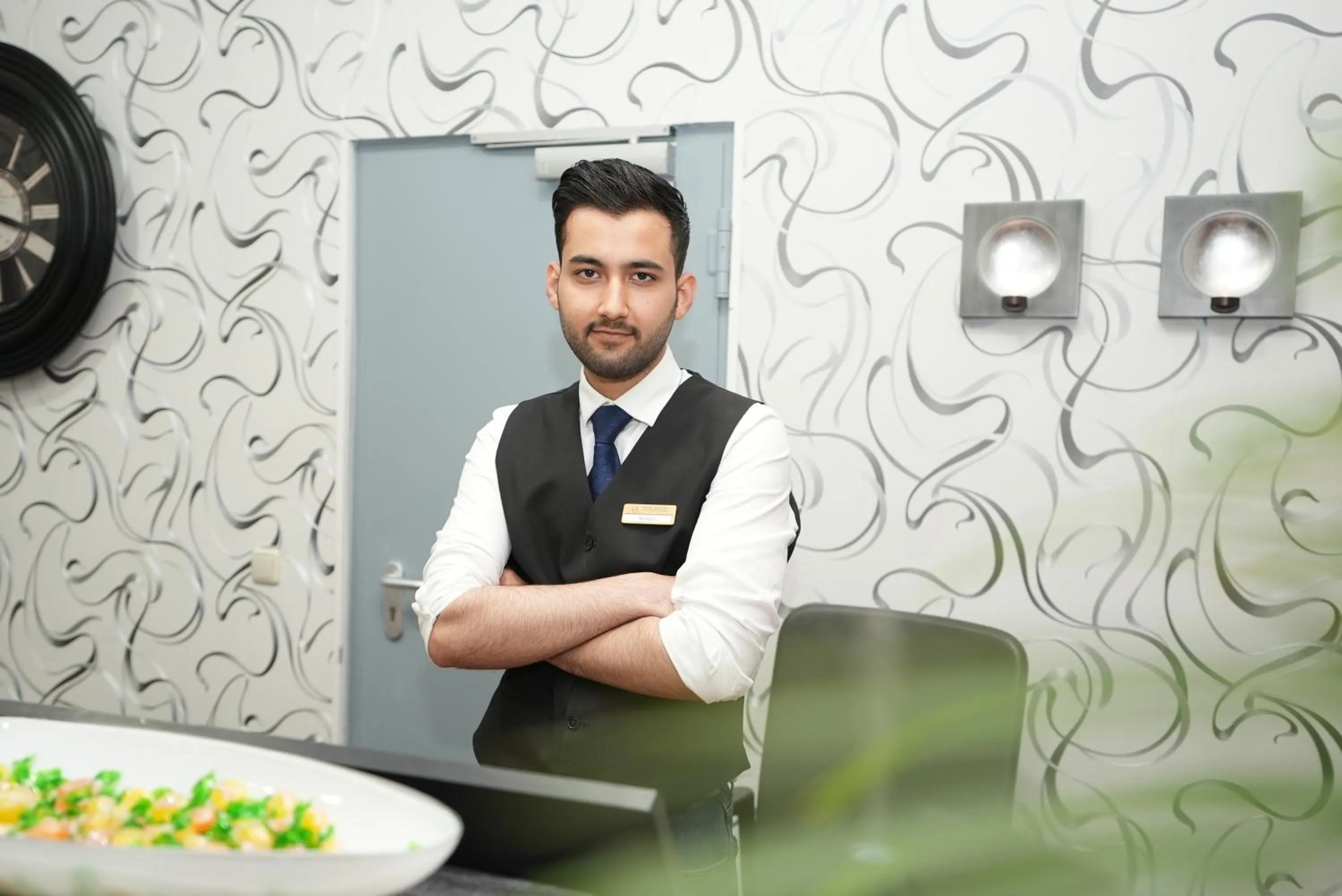 Lobby or reception in Hotel Attaché an der Messe