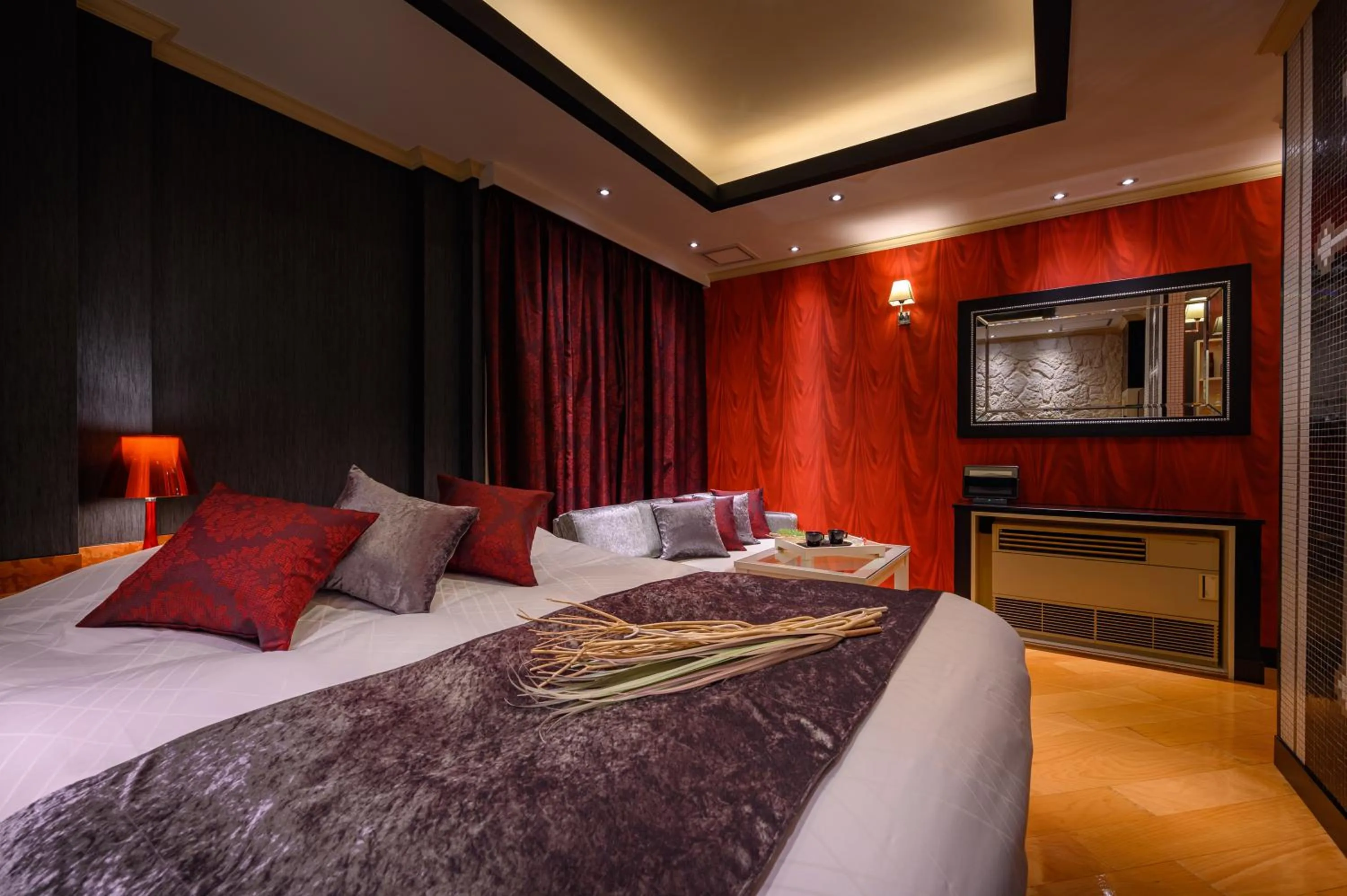 Bed in HOTEL C.KOHOKU