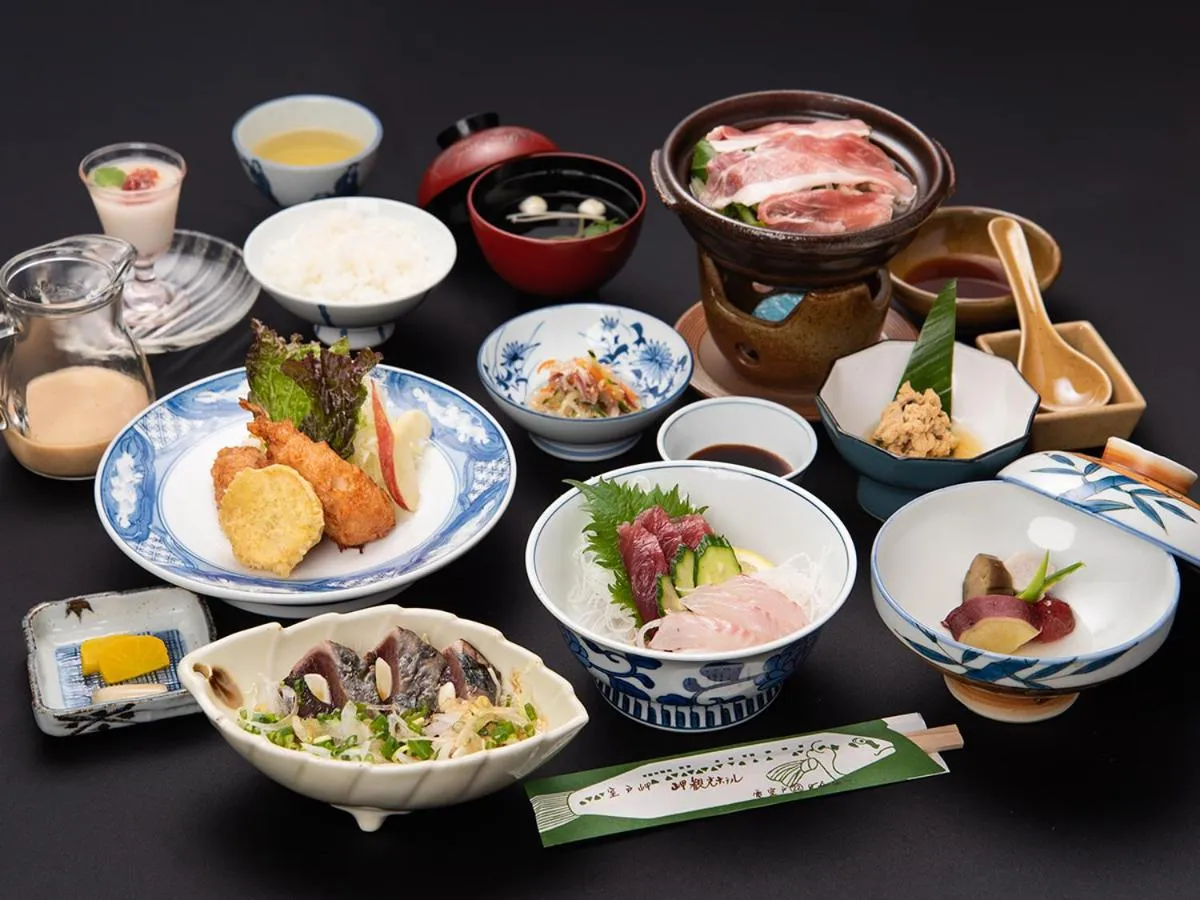 Dinner in Misaki Kanko Hotel