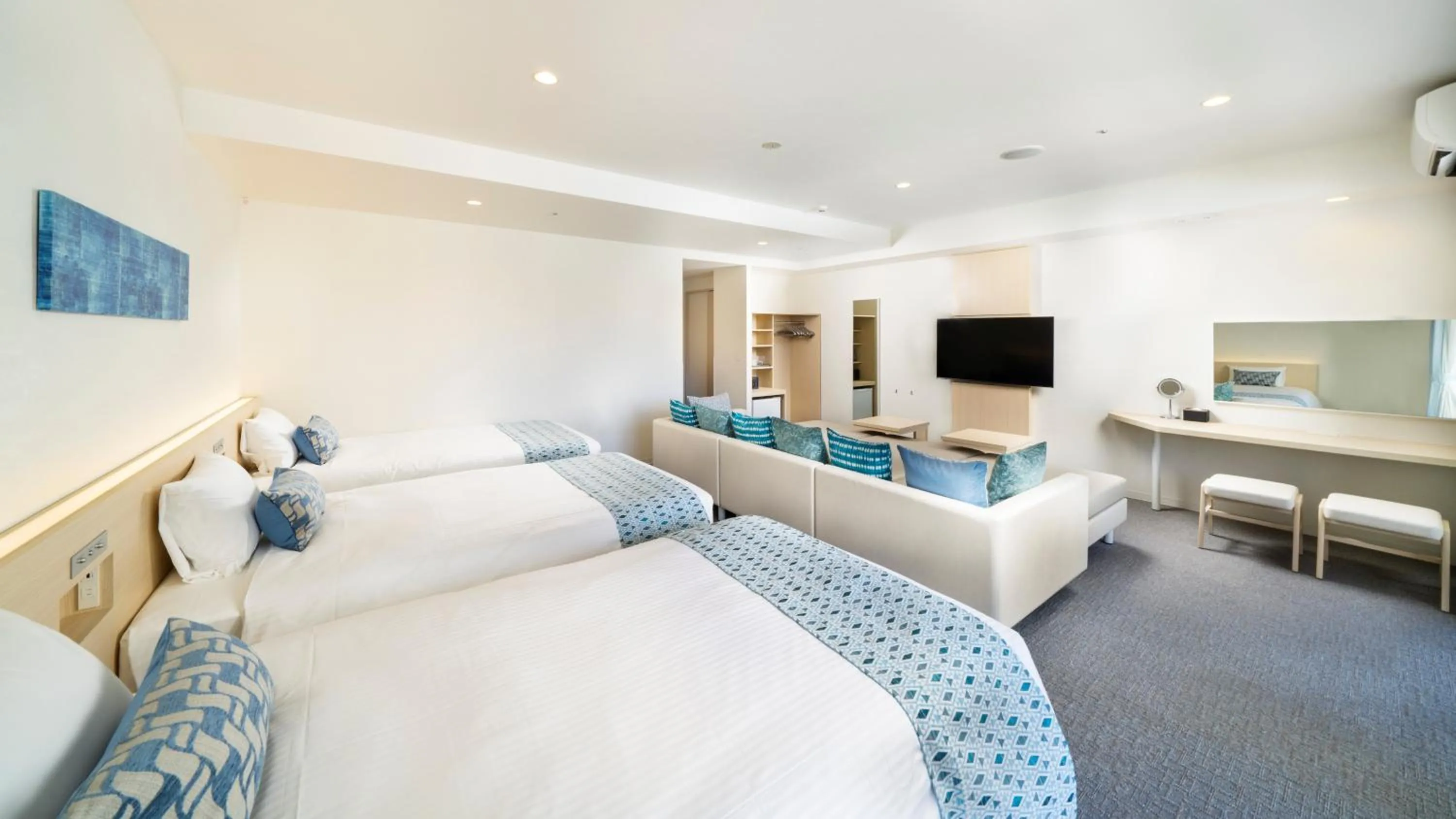 Photo of the whole room, Bed in Hotel Torifito Miyakojima Resort