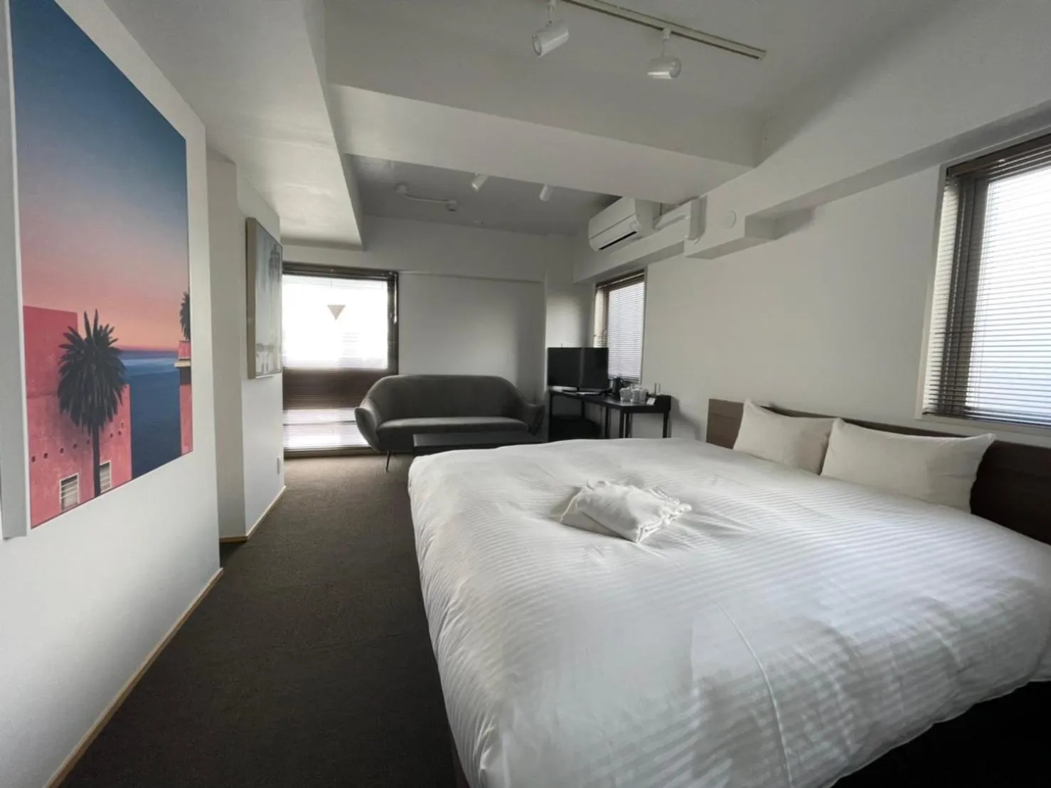Bed in 8HOTEL Chigasaki