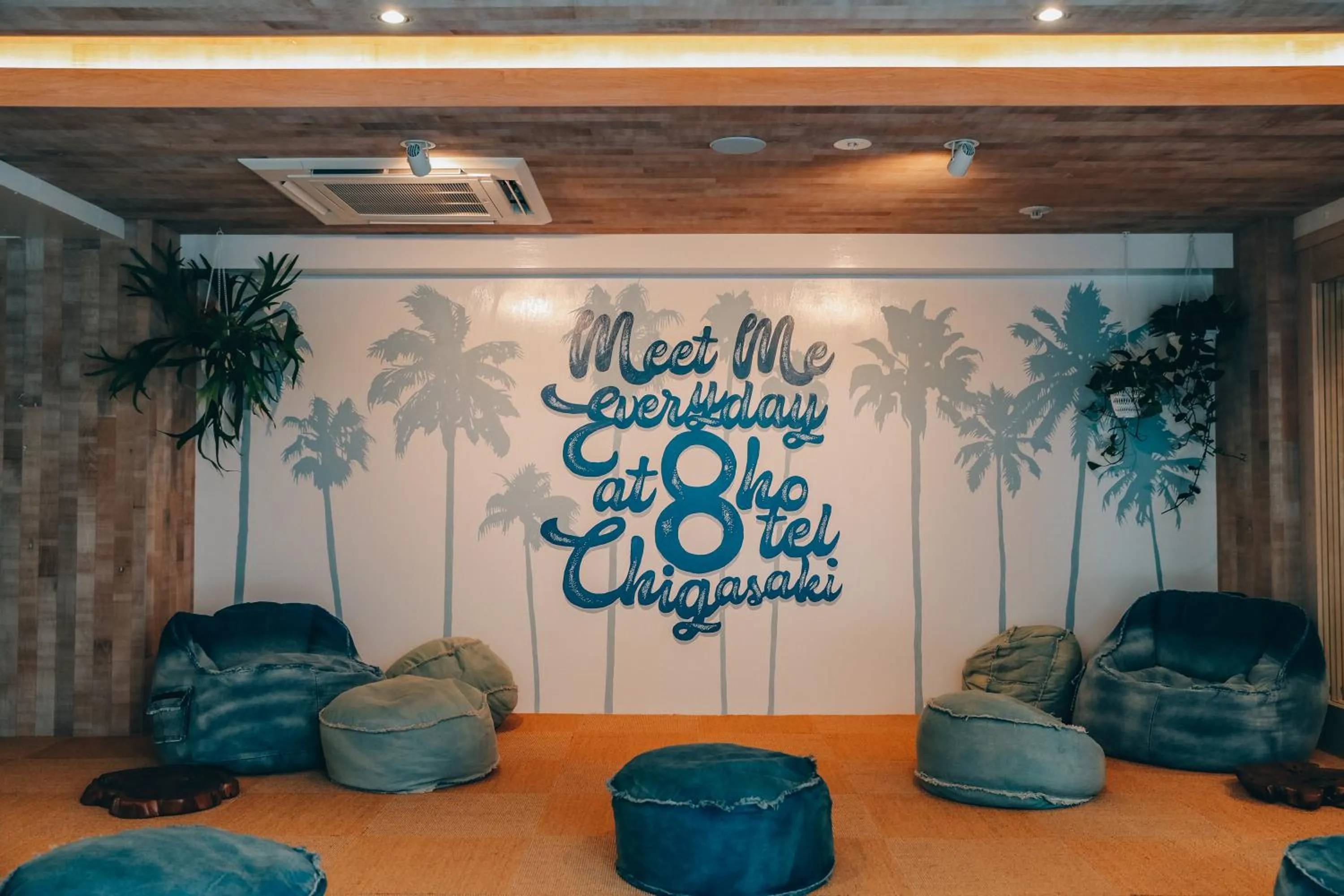 Seating area in 8HOTEL Chigasaki