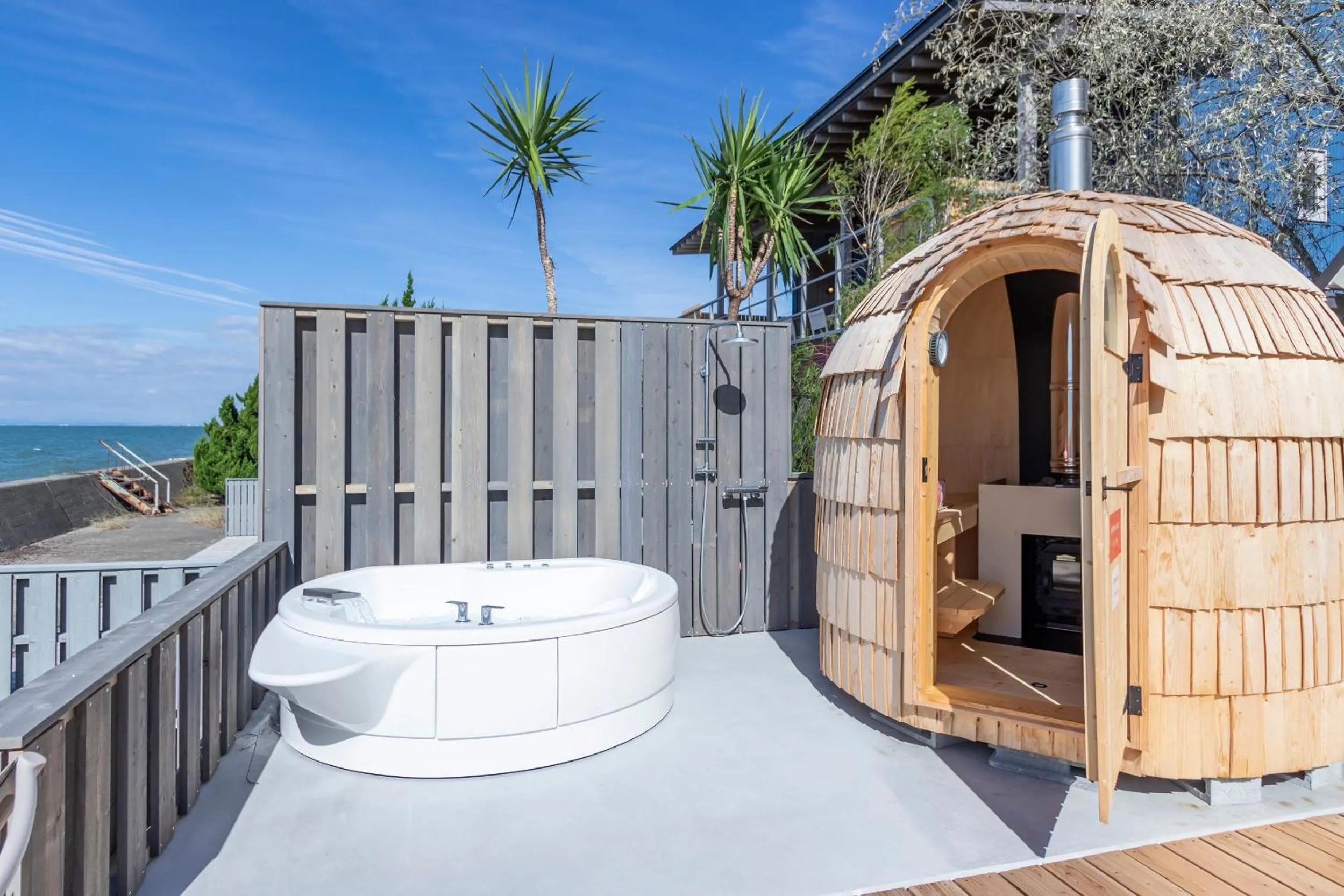 Sauna in KAMOME SLOW HOTEL