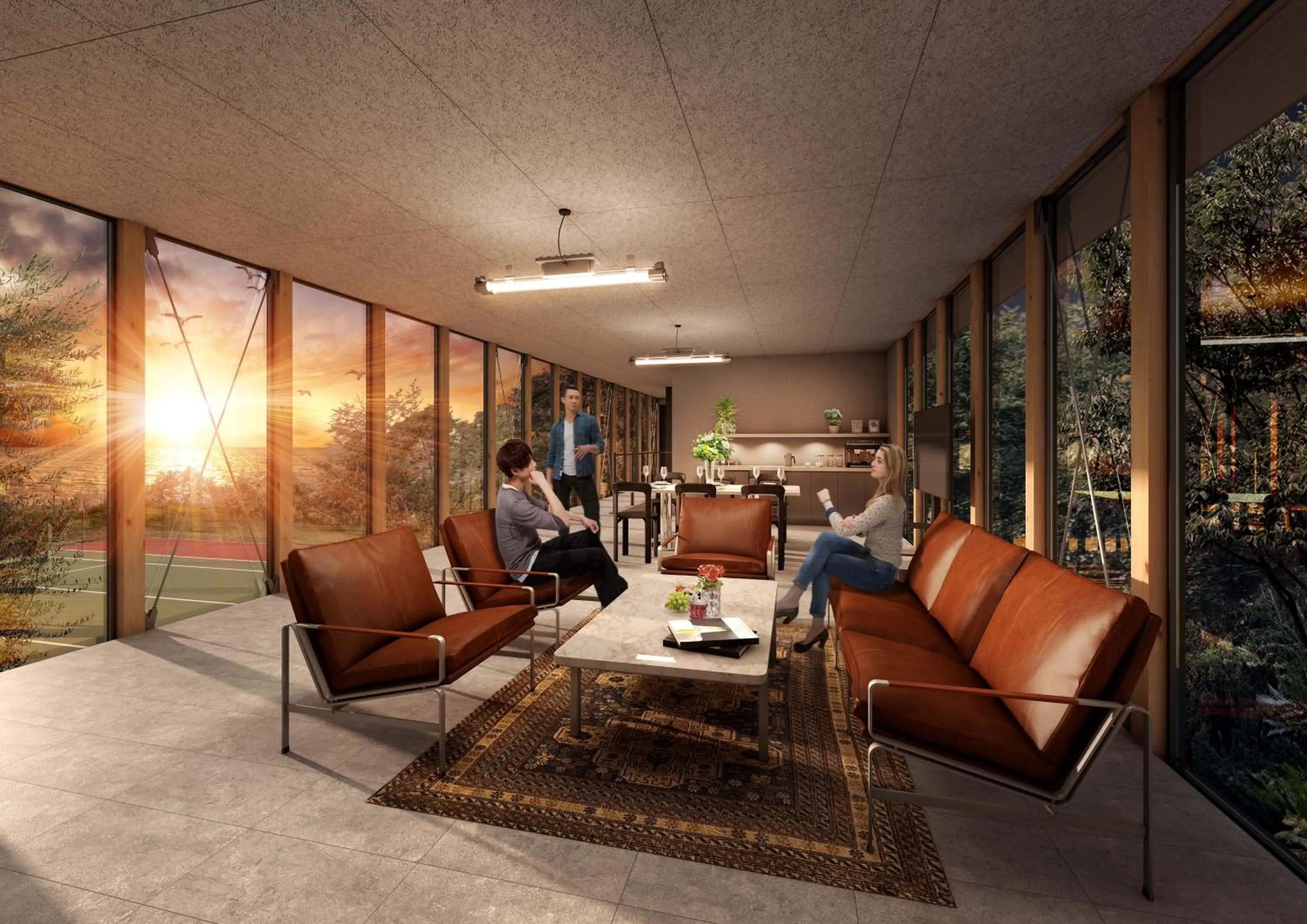 Living room in KAMOME SLOW HOTEL