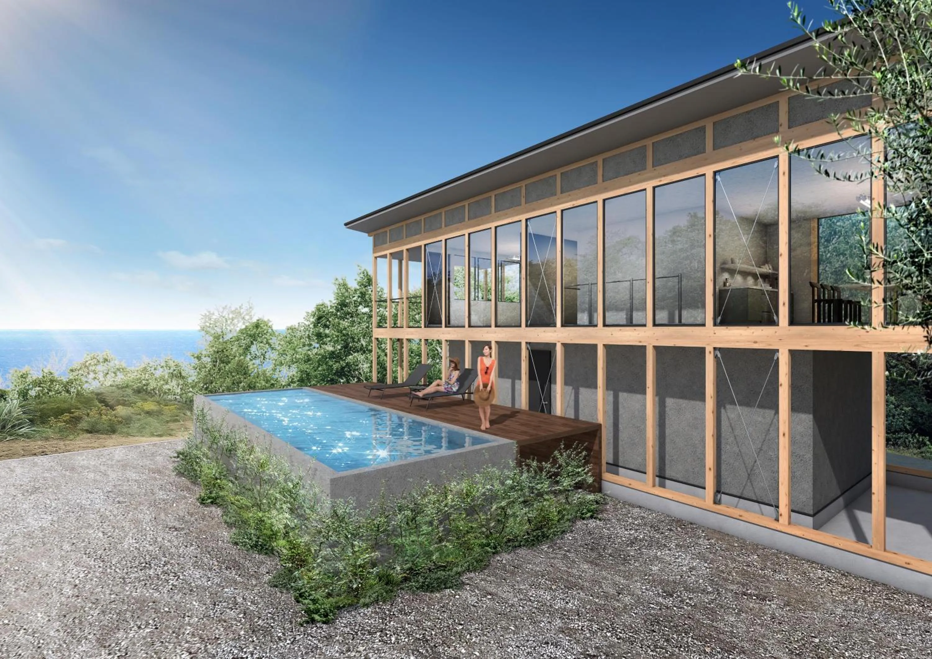 Property building in KAMOME SLOW HOTEL