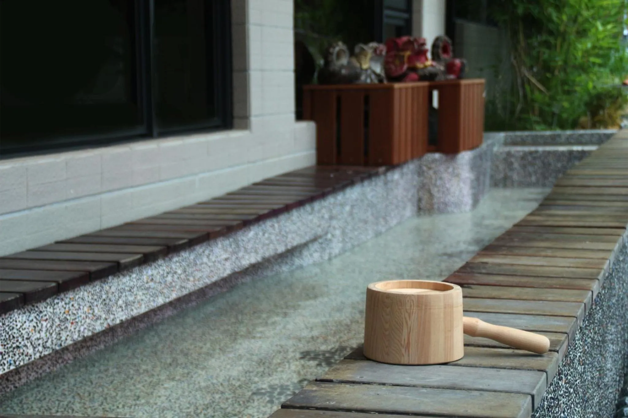 Patio in Gamalan Spring Hotel