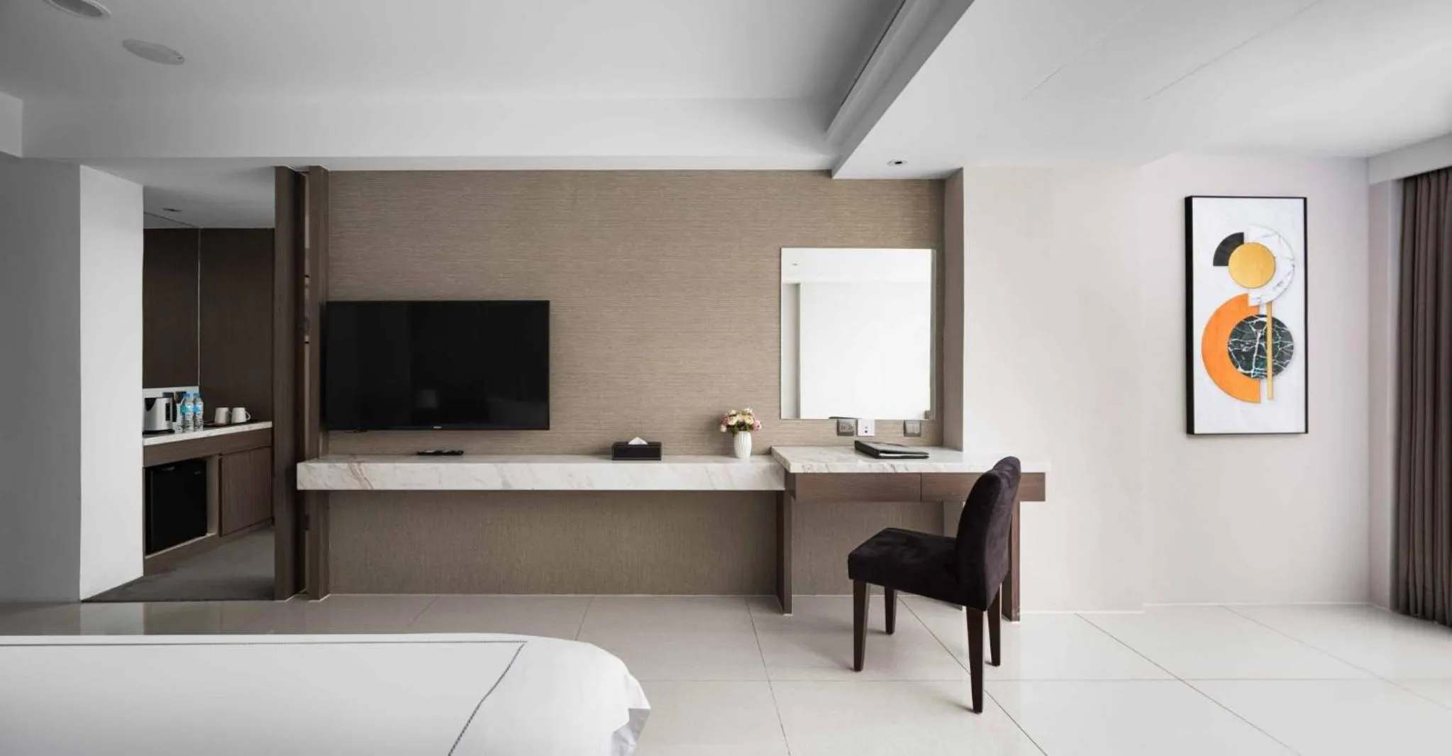 Seating area, Bed in Gamalan Spring Hotel