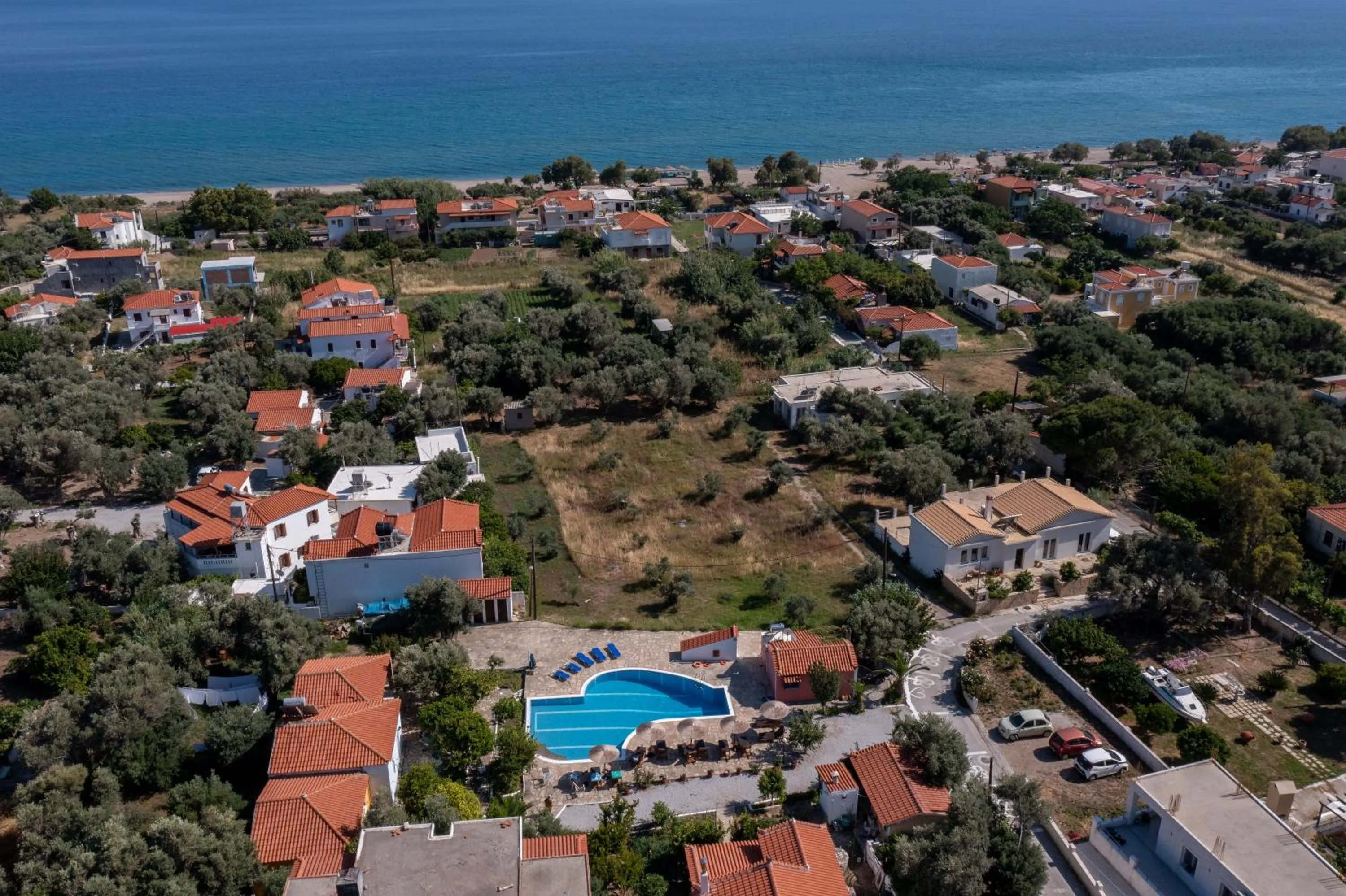 Bird's eye view in Anastasia Apartments