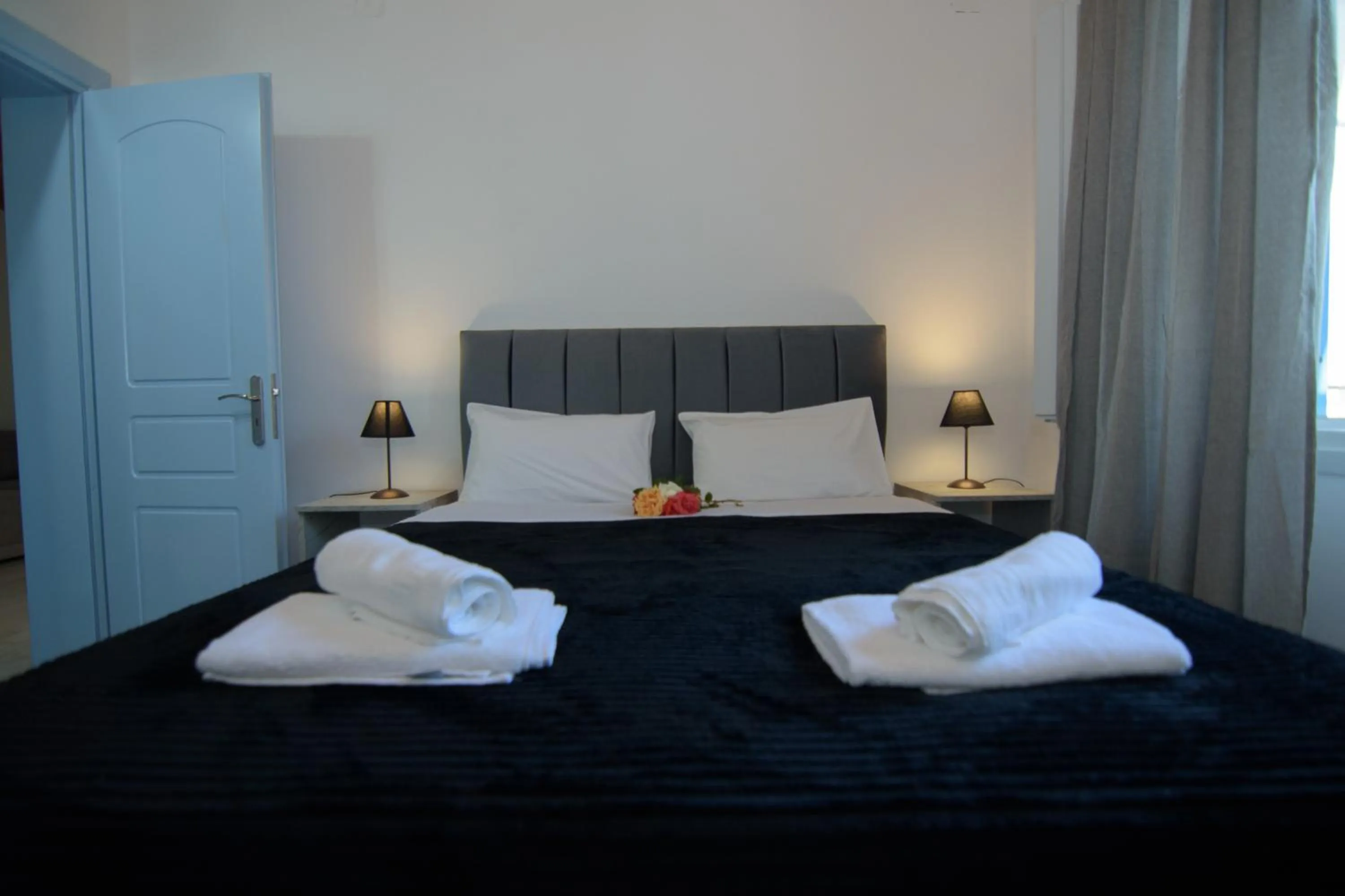 Bed in Anastasia Apartments