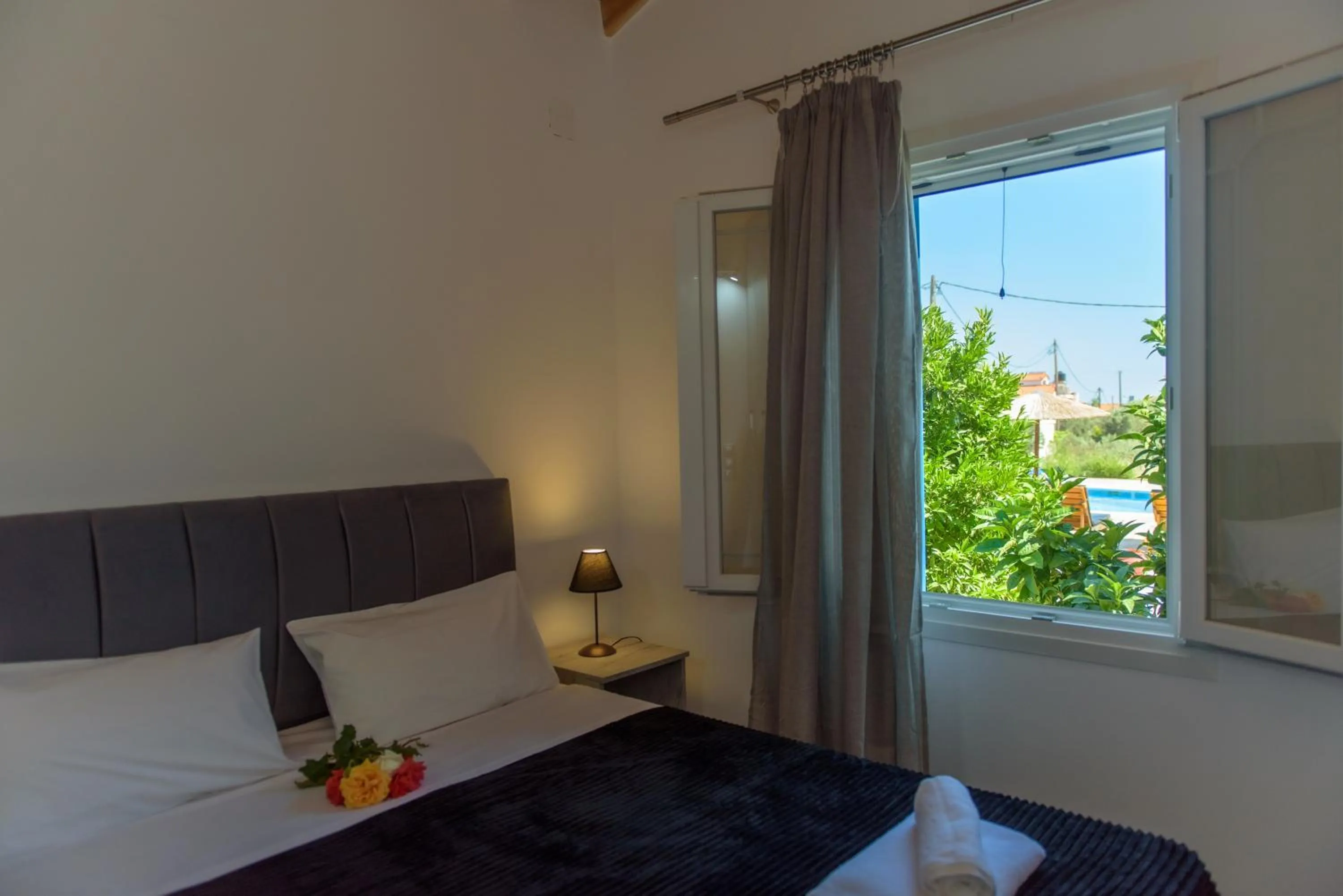 Bed in Anastasia Apartments