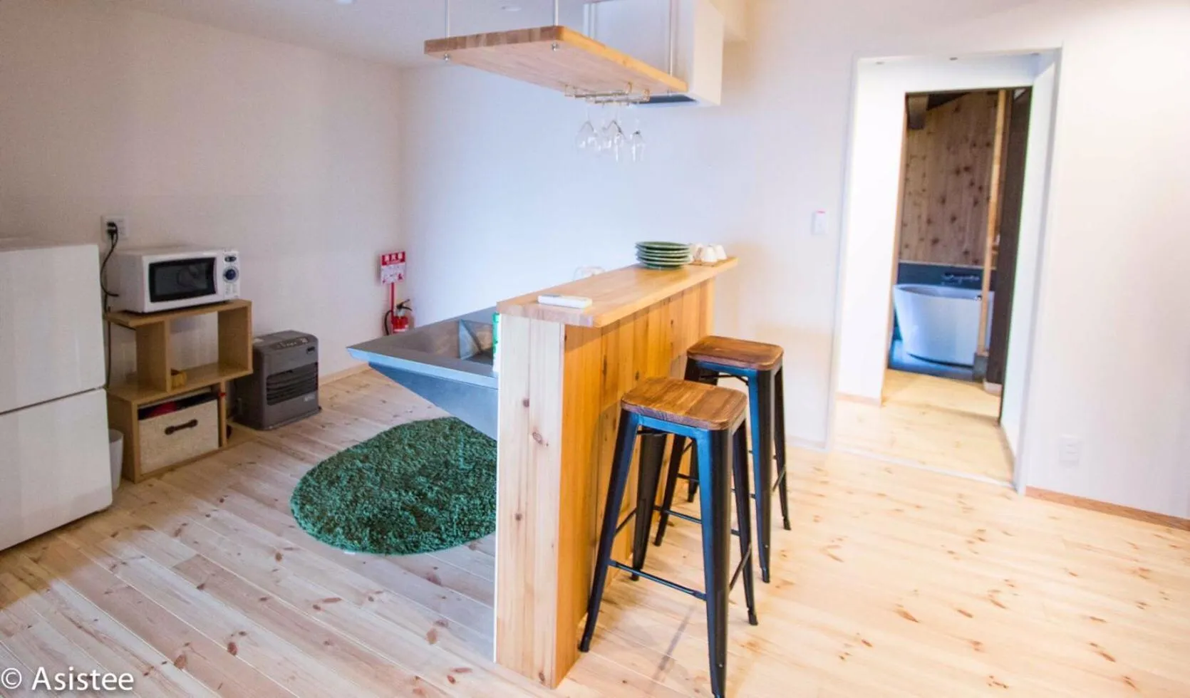 Dining area in Sanjyomisasagi Umenotoan