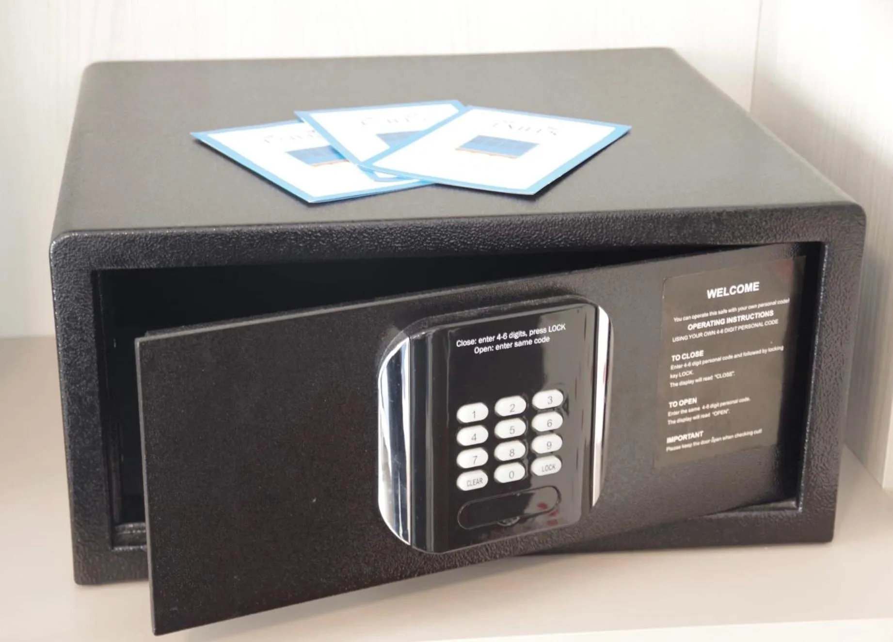 safe in The Exiles Hotel