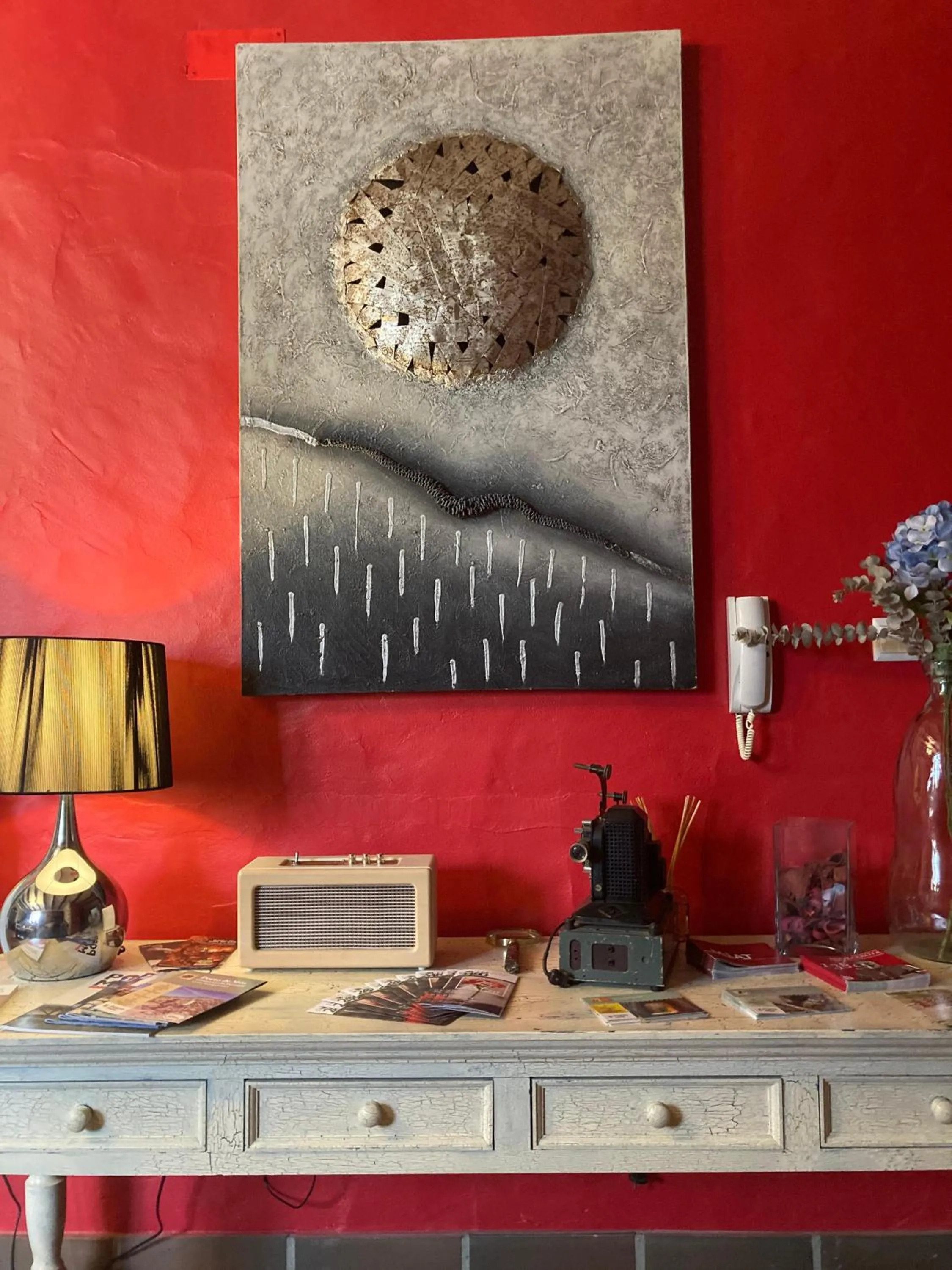 Lobby or reception in Refúgio das Artes Guesthouse