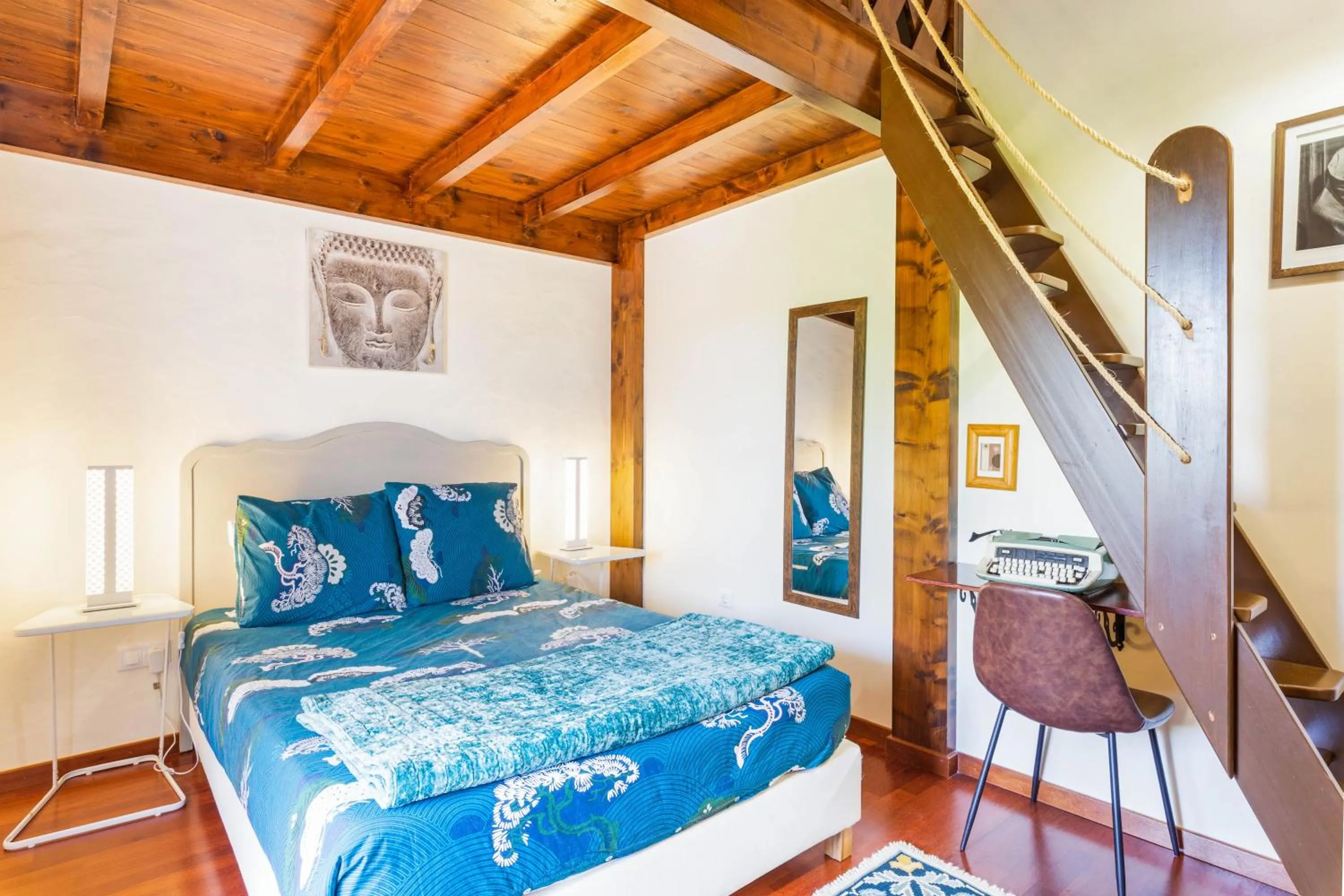 Bedroom, Bed in Refúgio das Artes Guesthouse