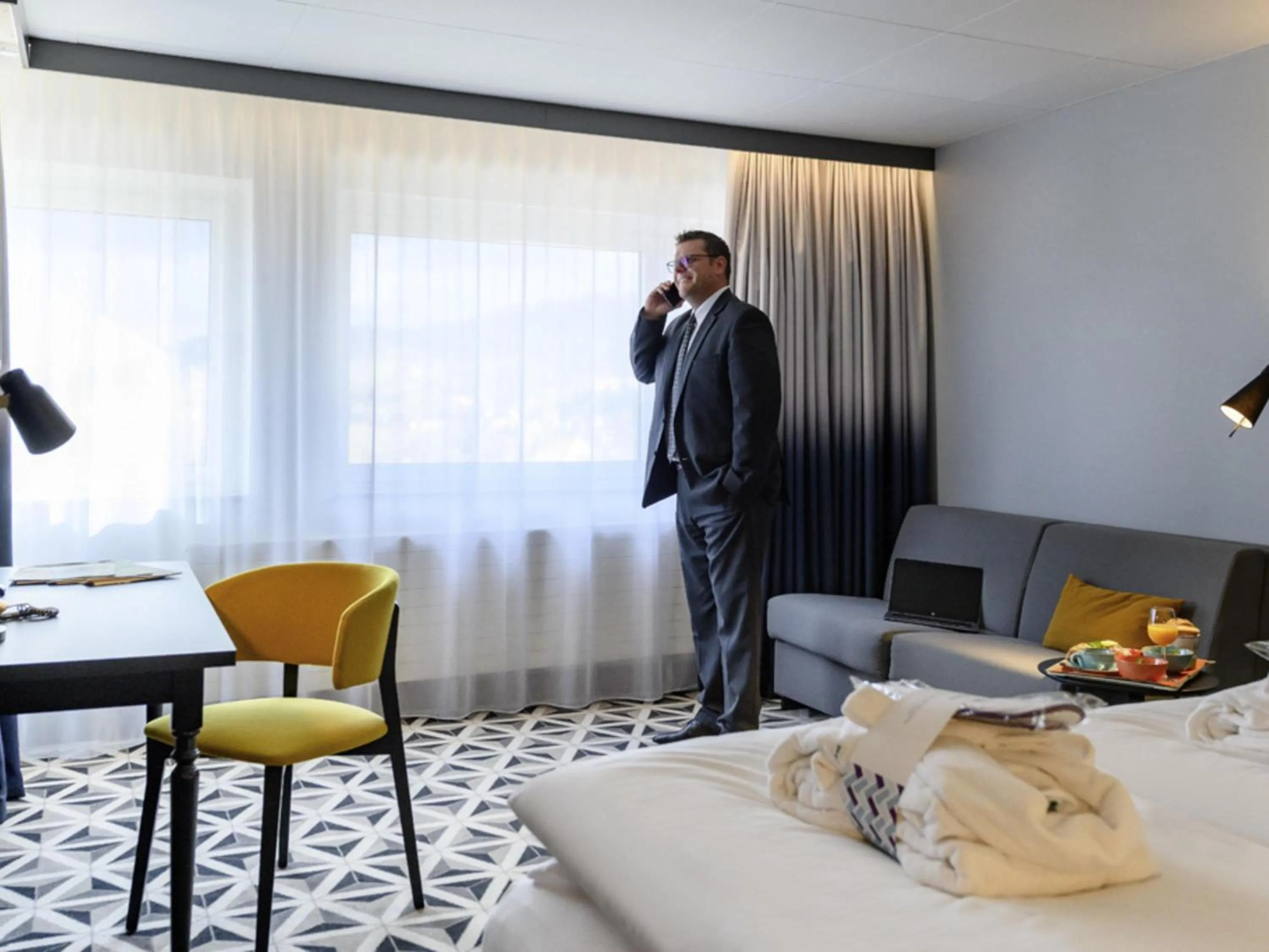 Bedroom in Mercure Hotel Freiburg am Münster