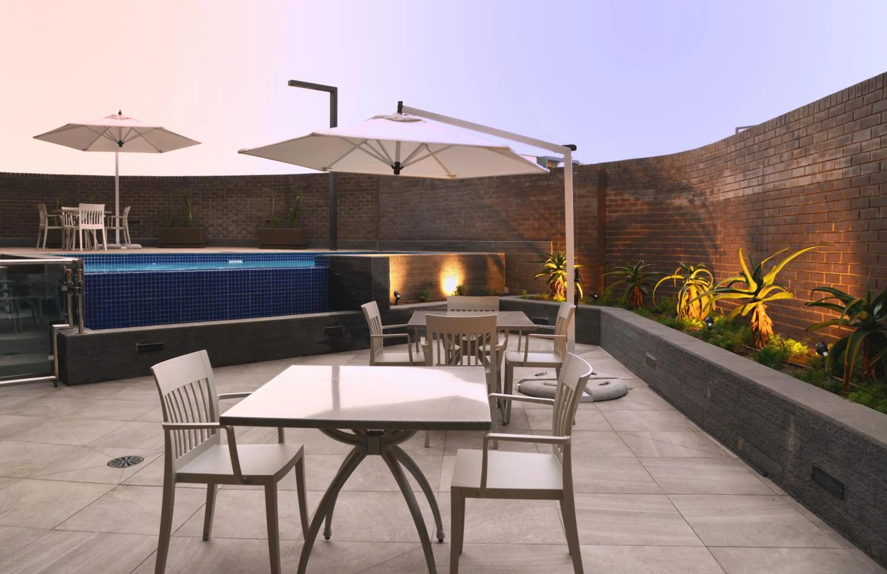 Patio in Town Lodge Umhlanga