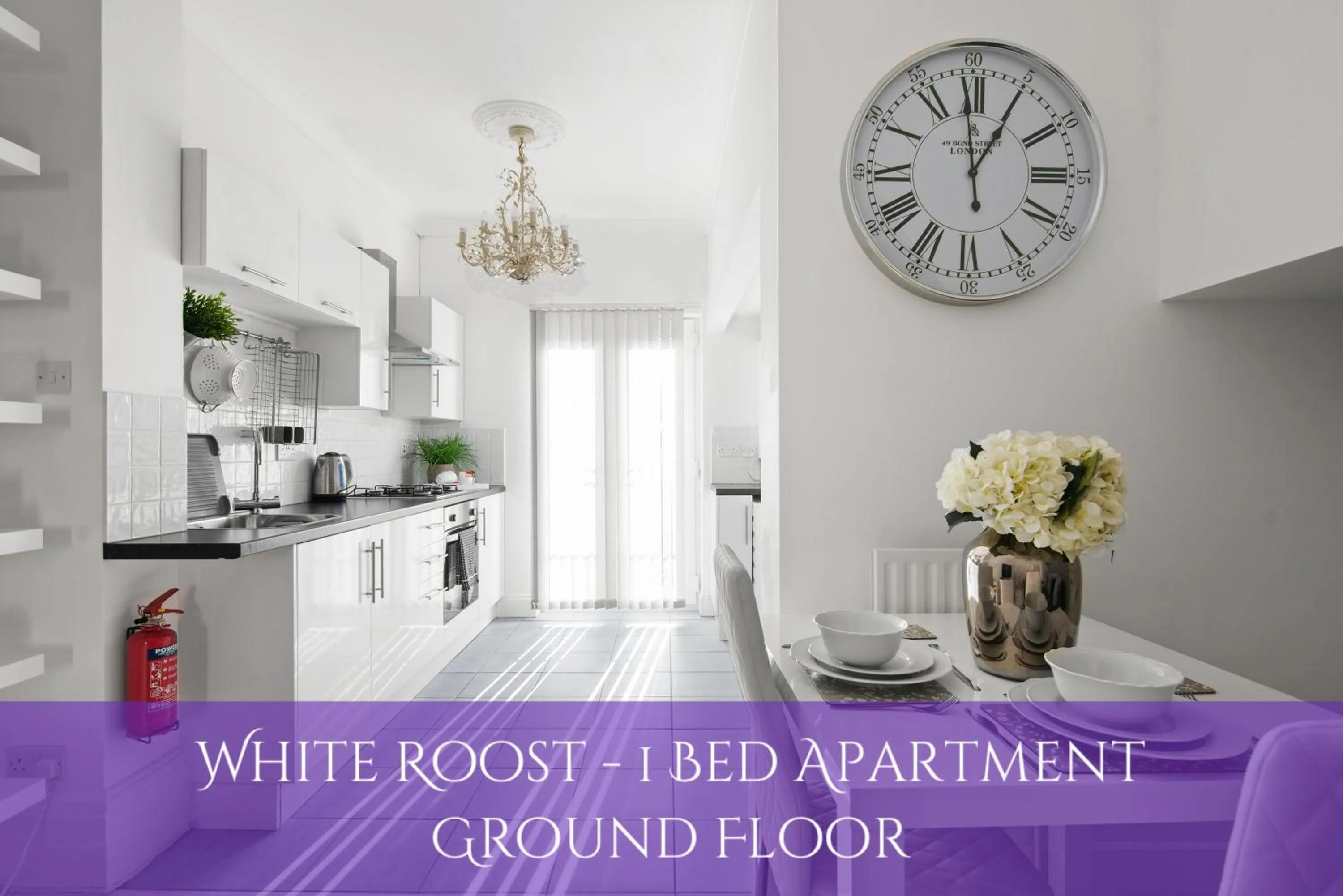Kitchen or kitchenette in The Roost Group - Stylish Apartments