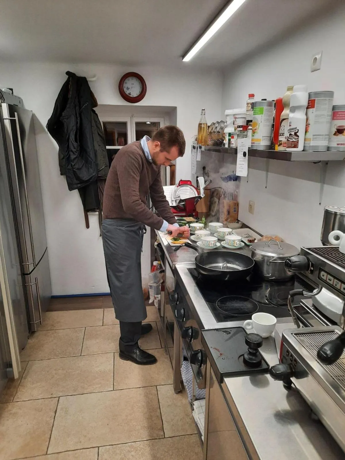 kitchen in LANDSITZ OBERHOF petit hôtel