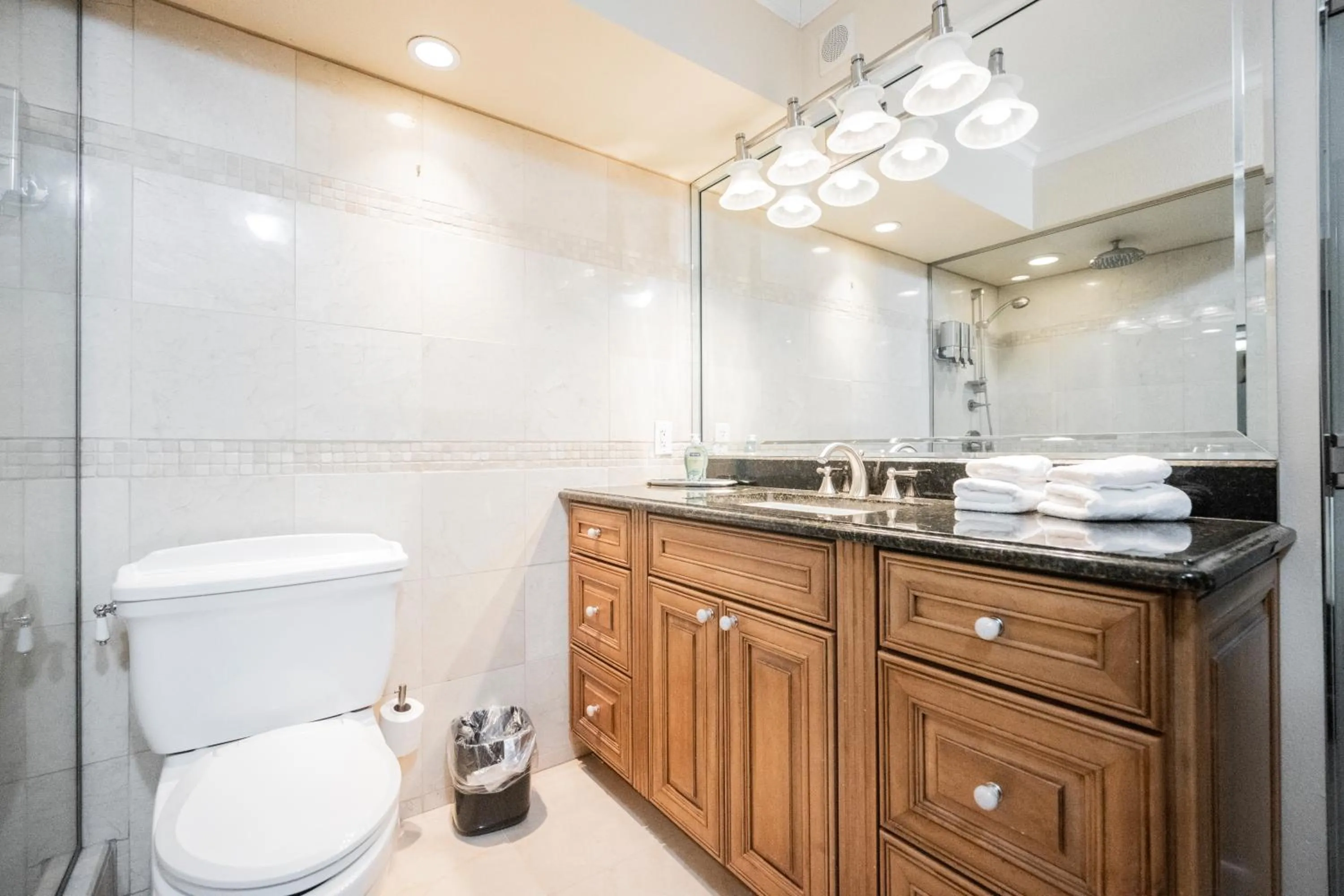 Bathroom in StripViewSuites at Jockey Club