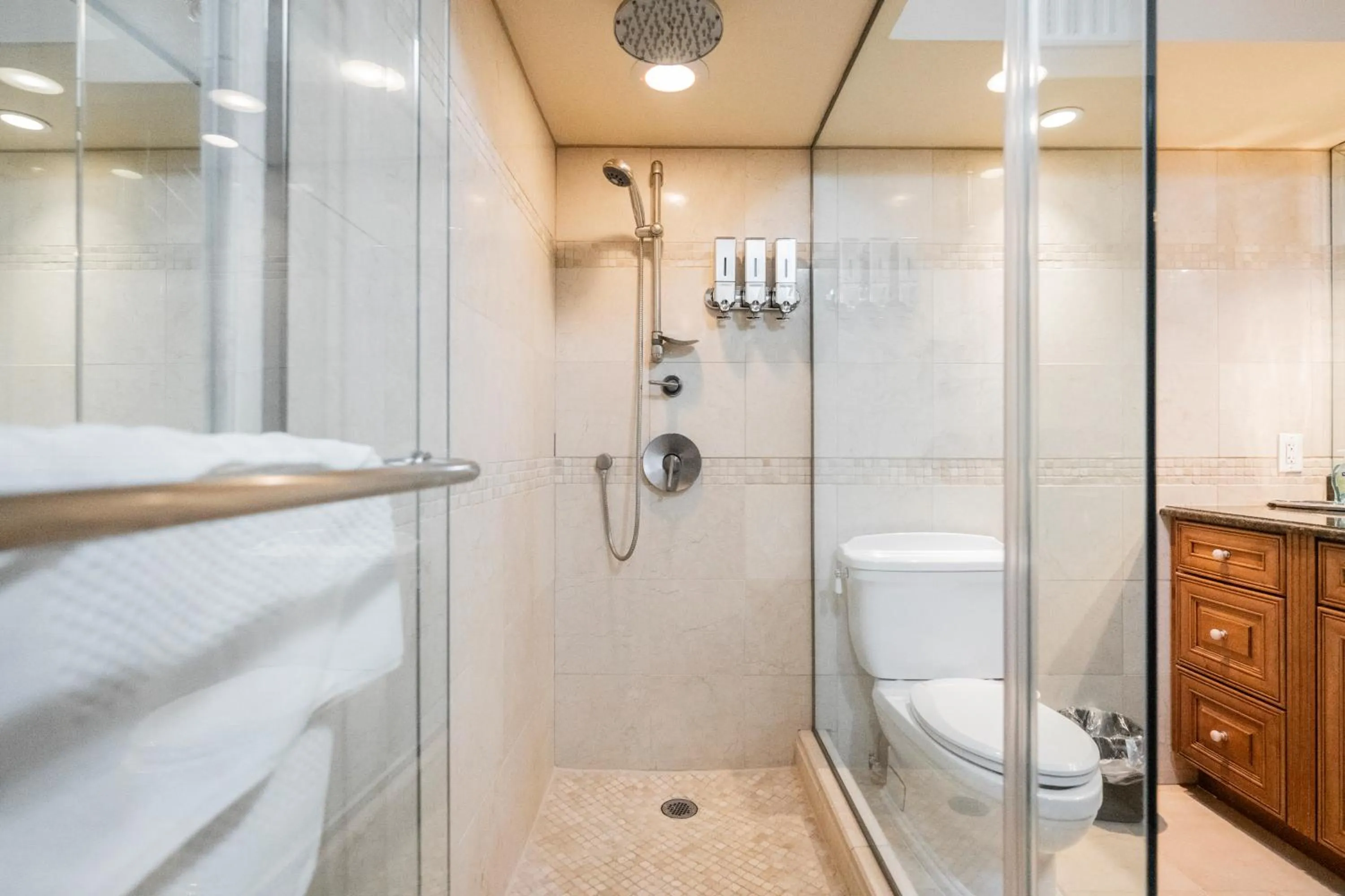 Bathroom in StripViewSuites at Jockey Club